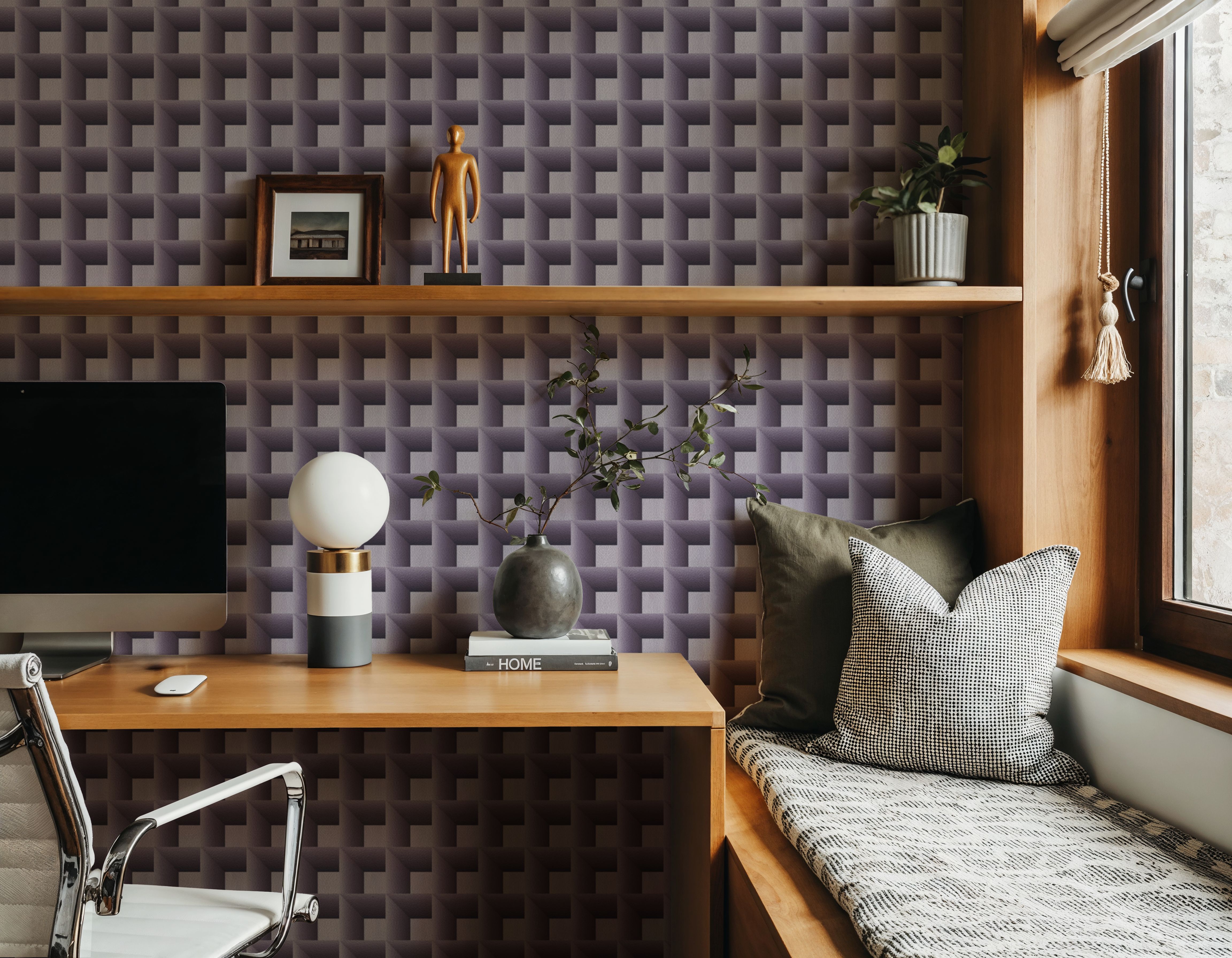 Decorative Cubes, Purple