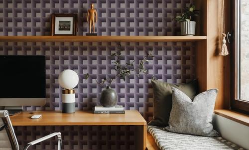 Decorative Cubes, Purple