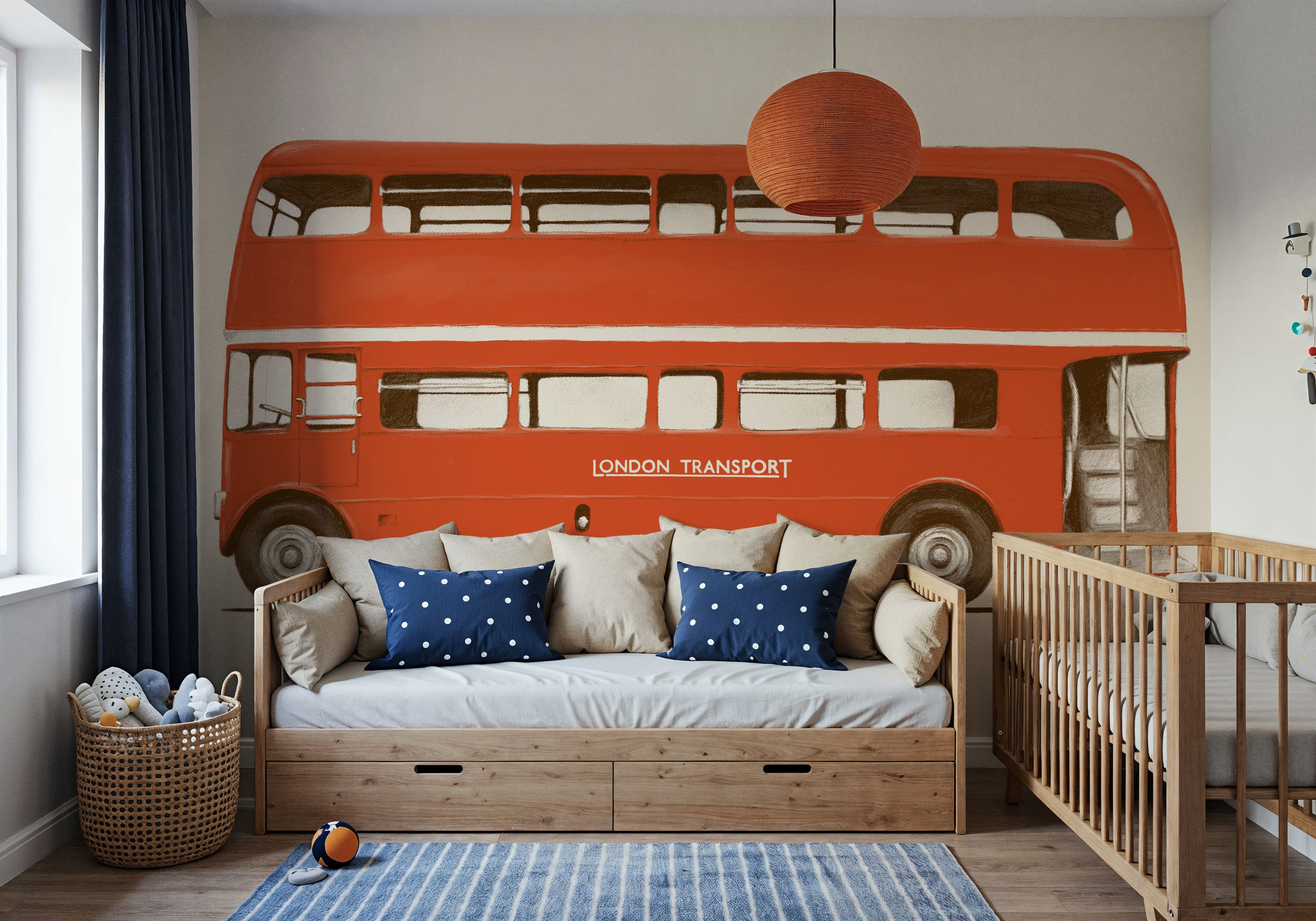 Red English Dubbel-Decker Bus, Wallpaper