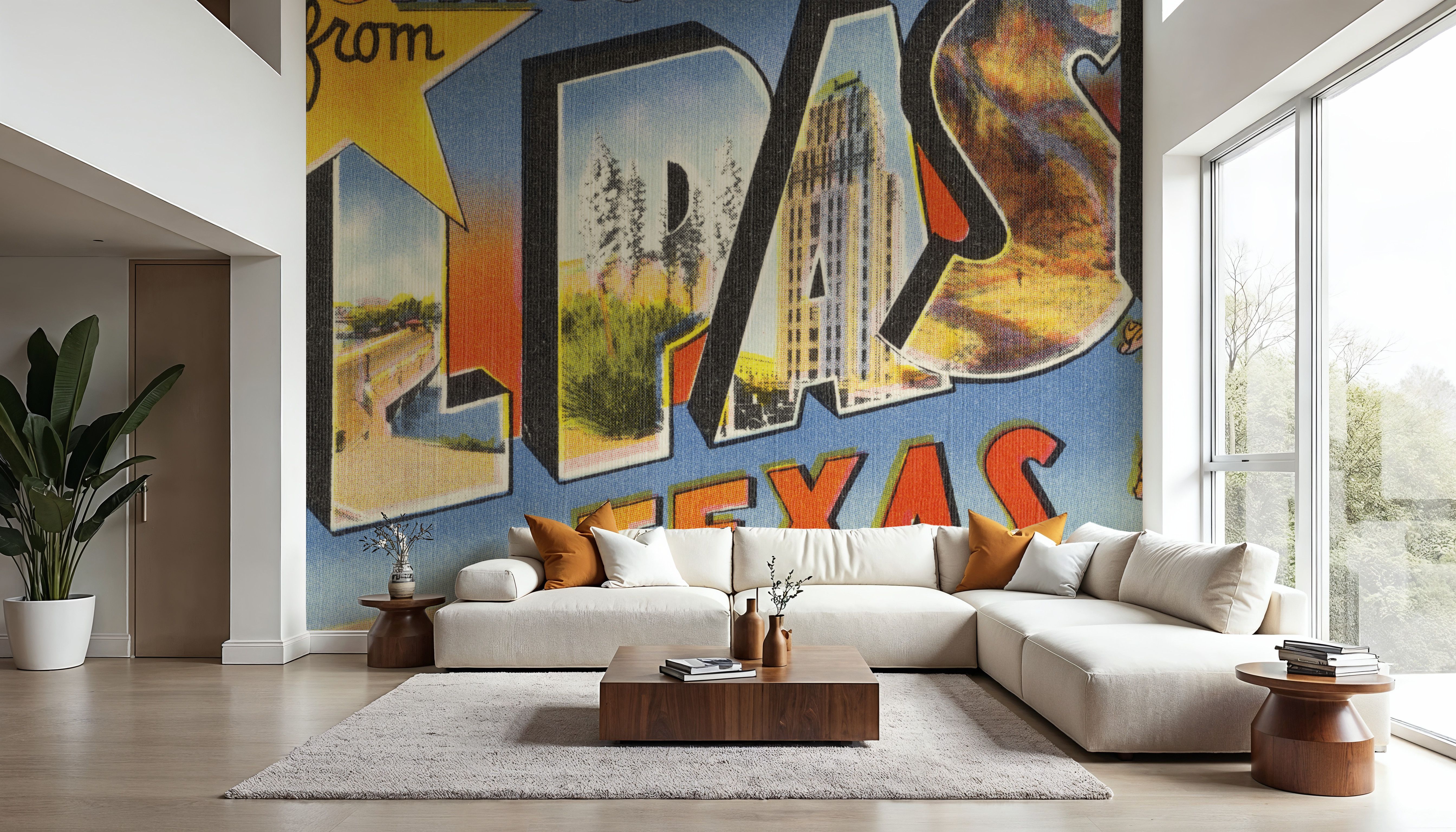 Greetings from El Paso - Screenprint Postcard