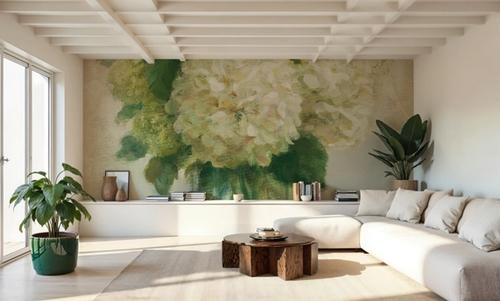 Cottage Hydrangeas in White
