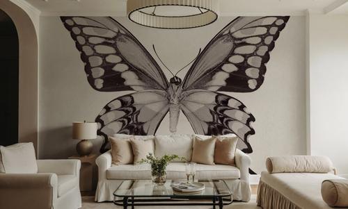 Butterfly VI Gray
