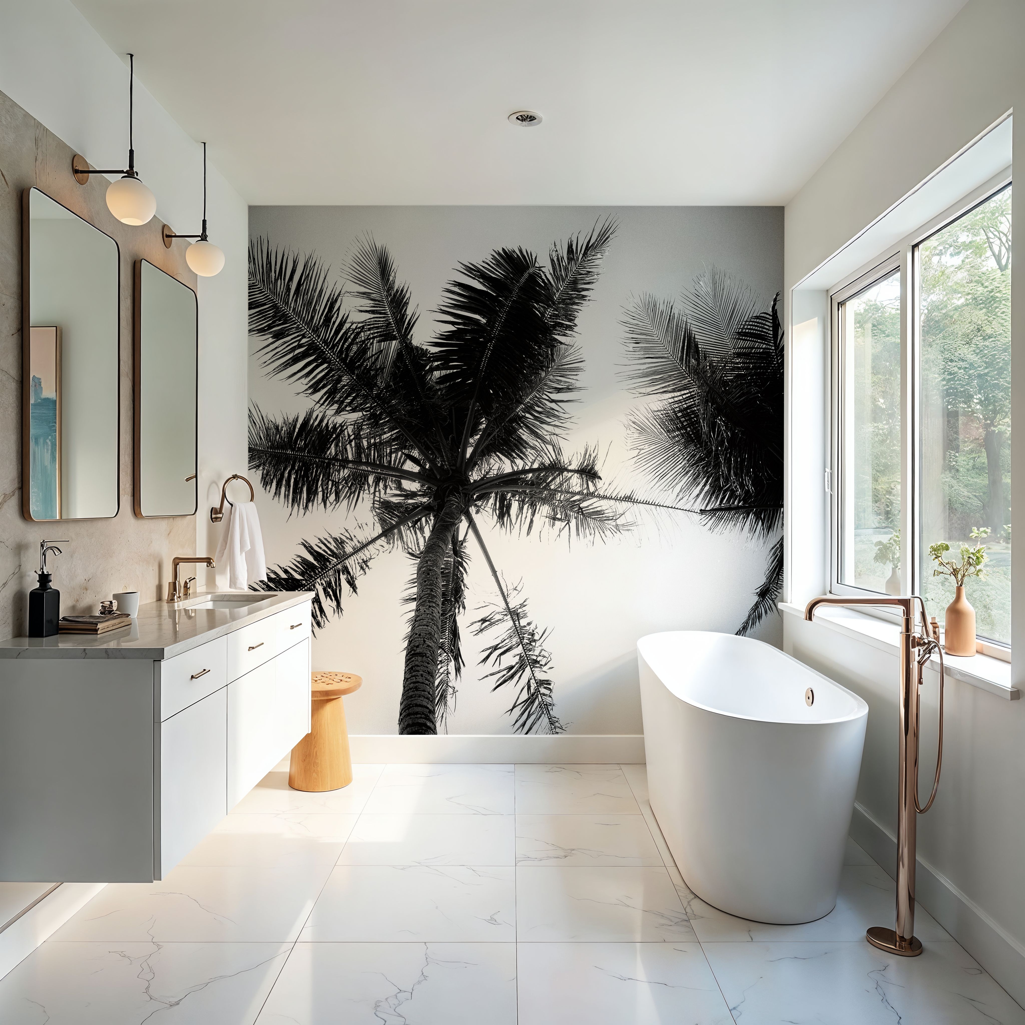 Palm Tree Looking Up II