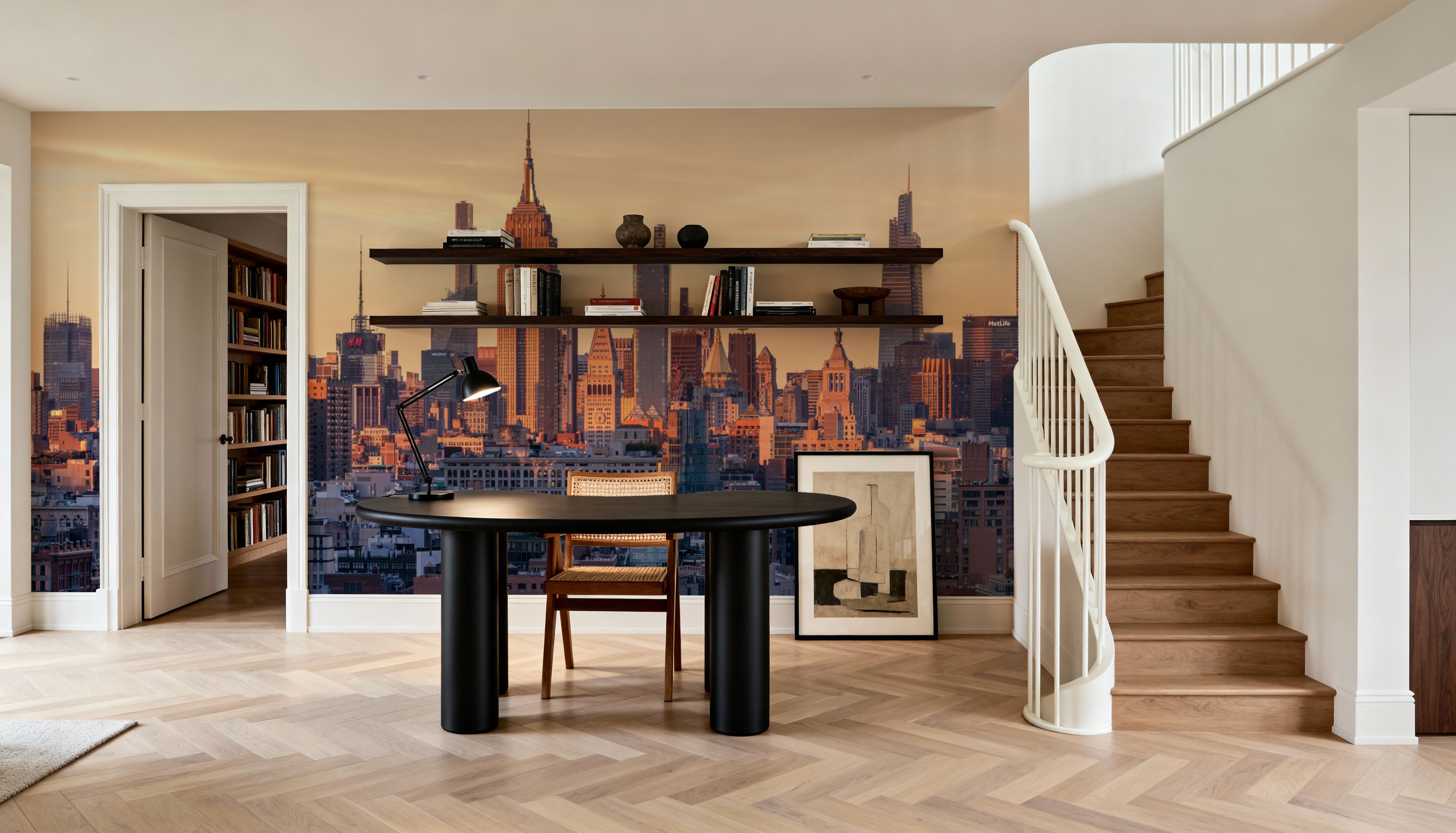 Midtown Sunsets, Papier peint