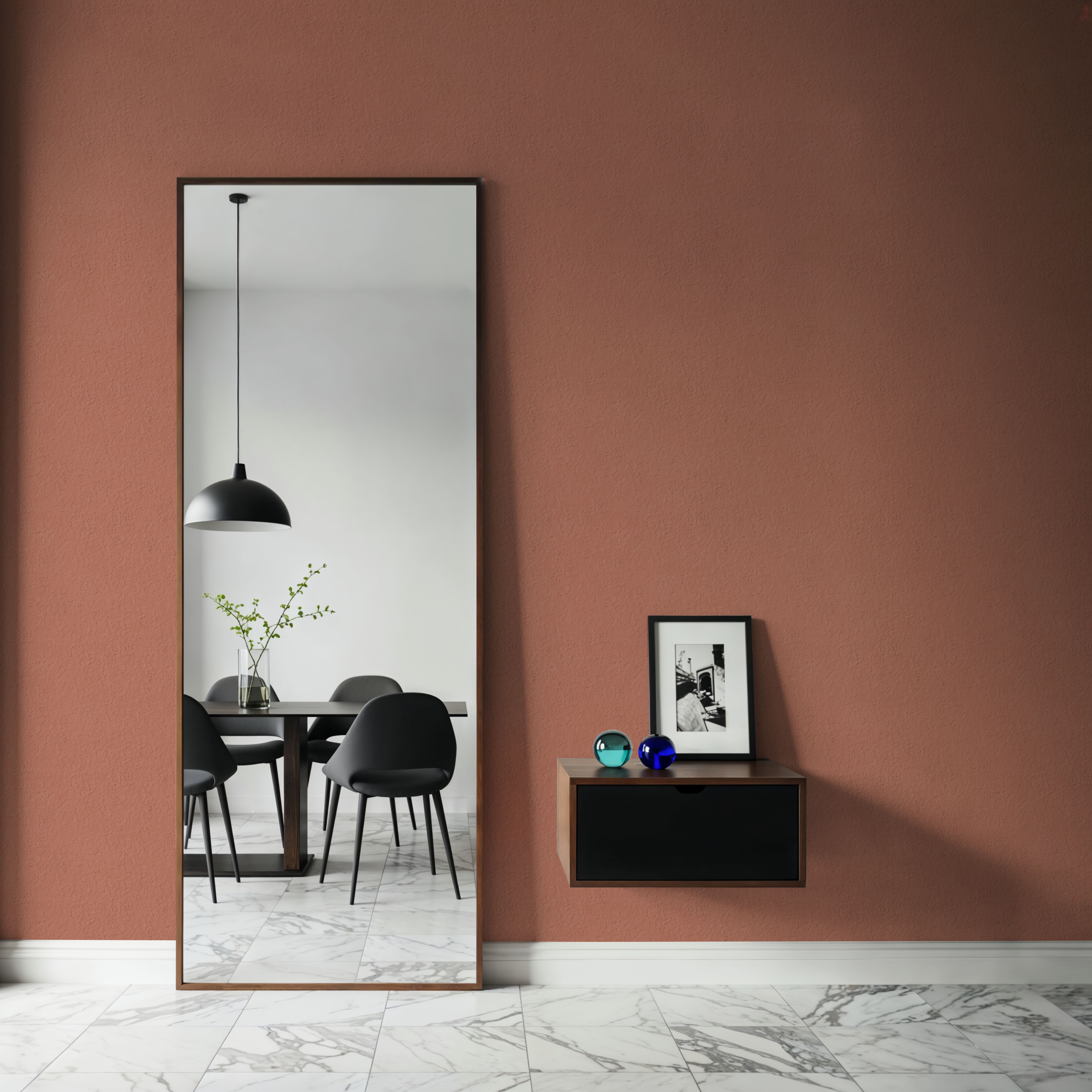 Faux Sand Stucco Finish, Peach