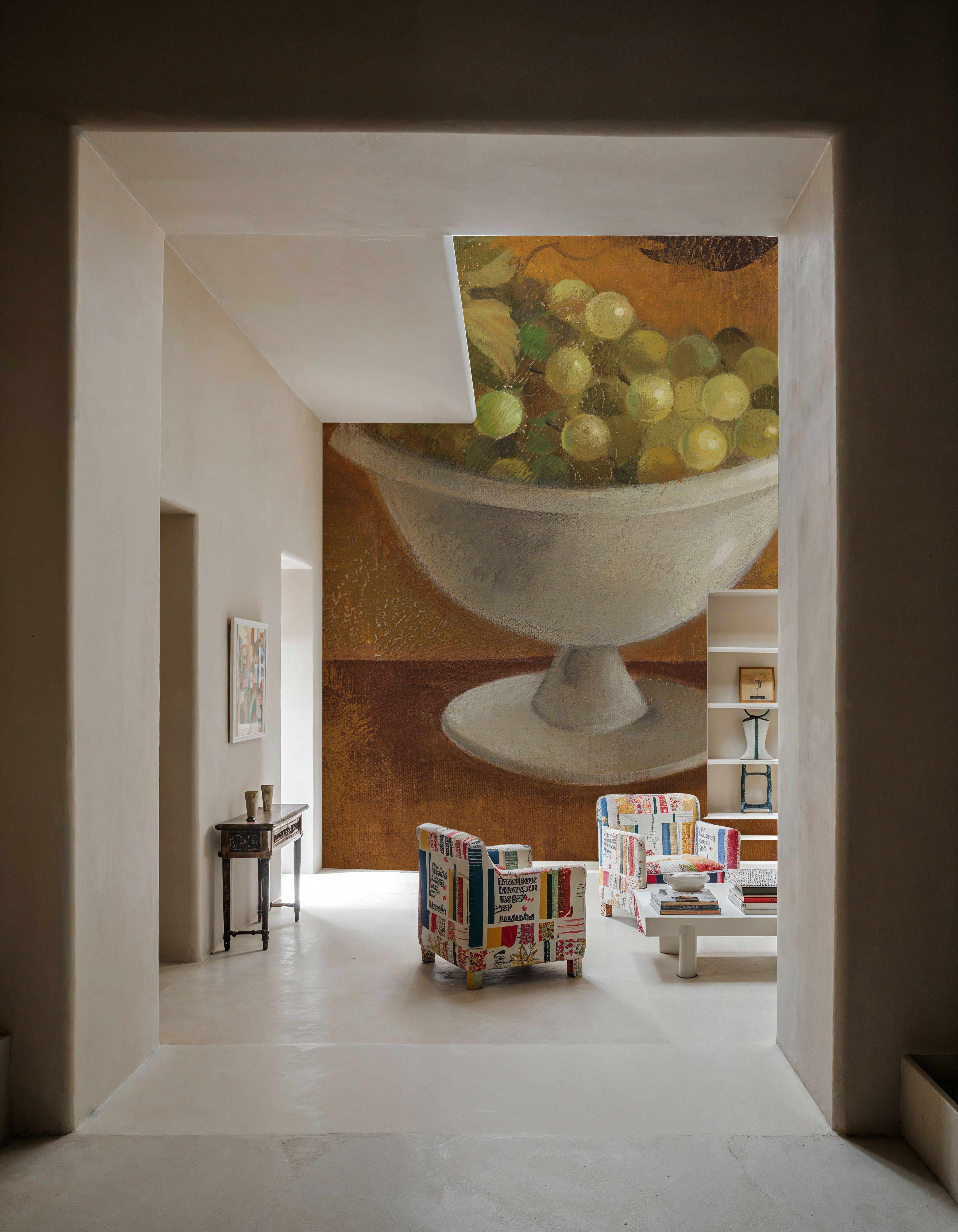 Grapes in Old Bowl
