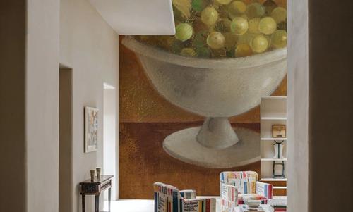 Grapes in Old Bowl