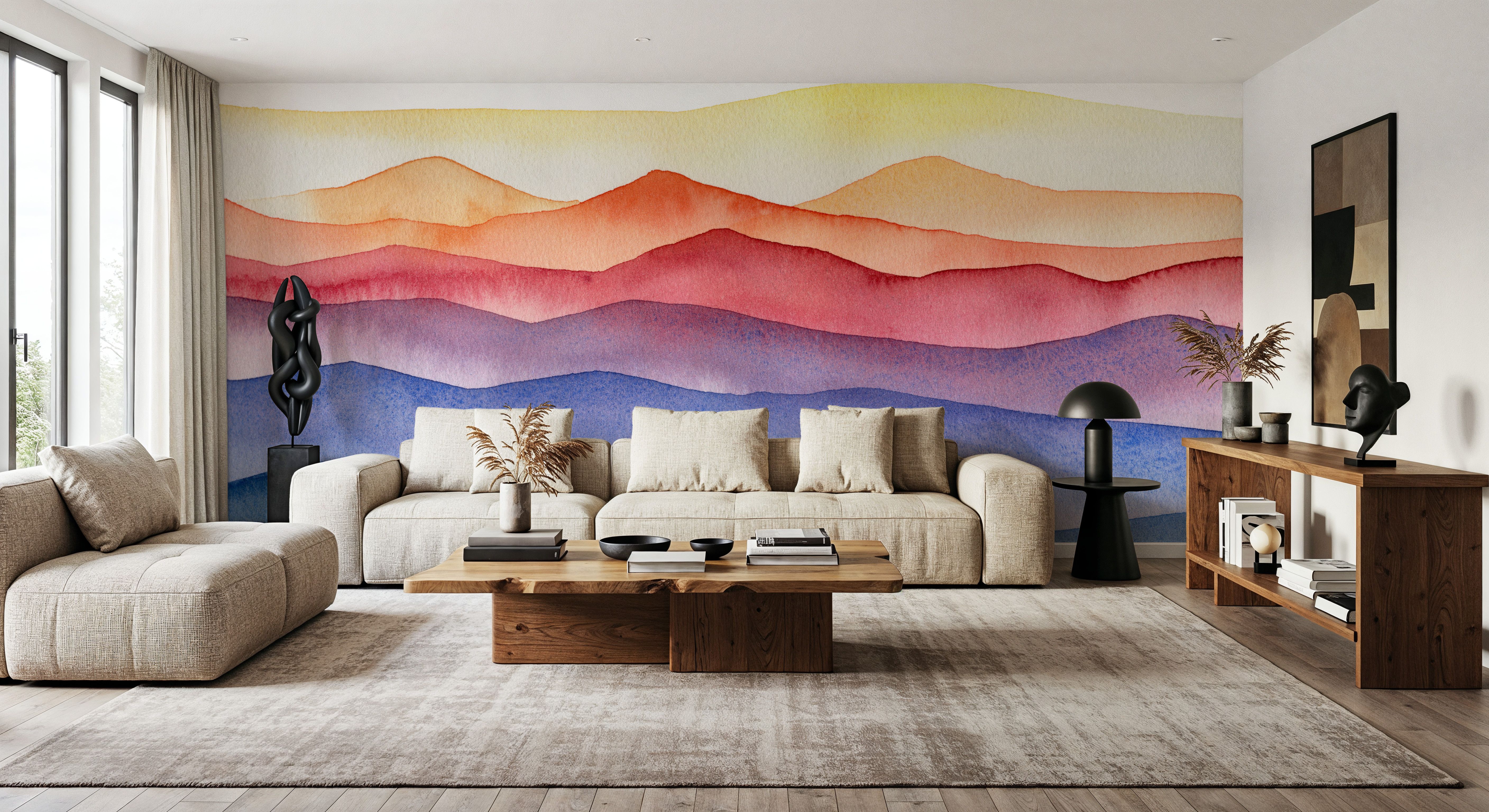 Rainbow Mountains, Wallpaper