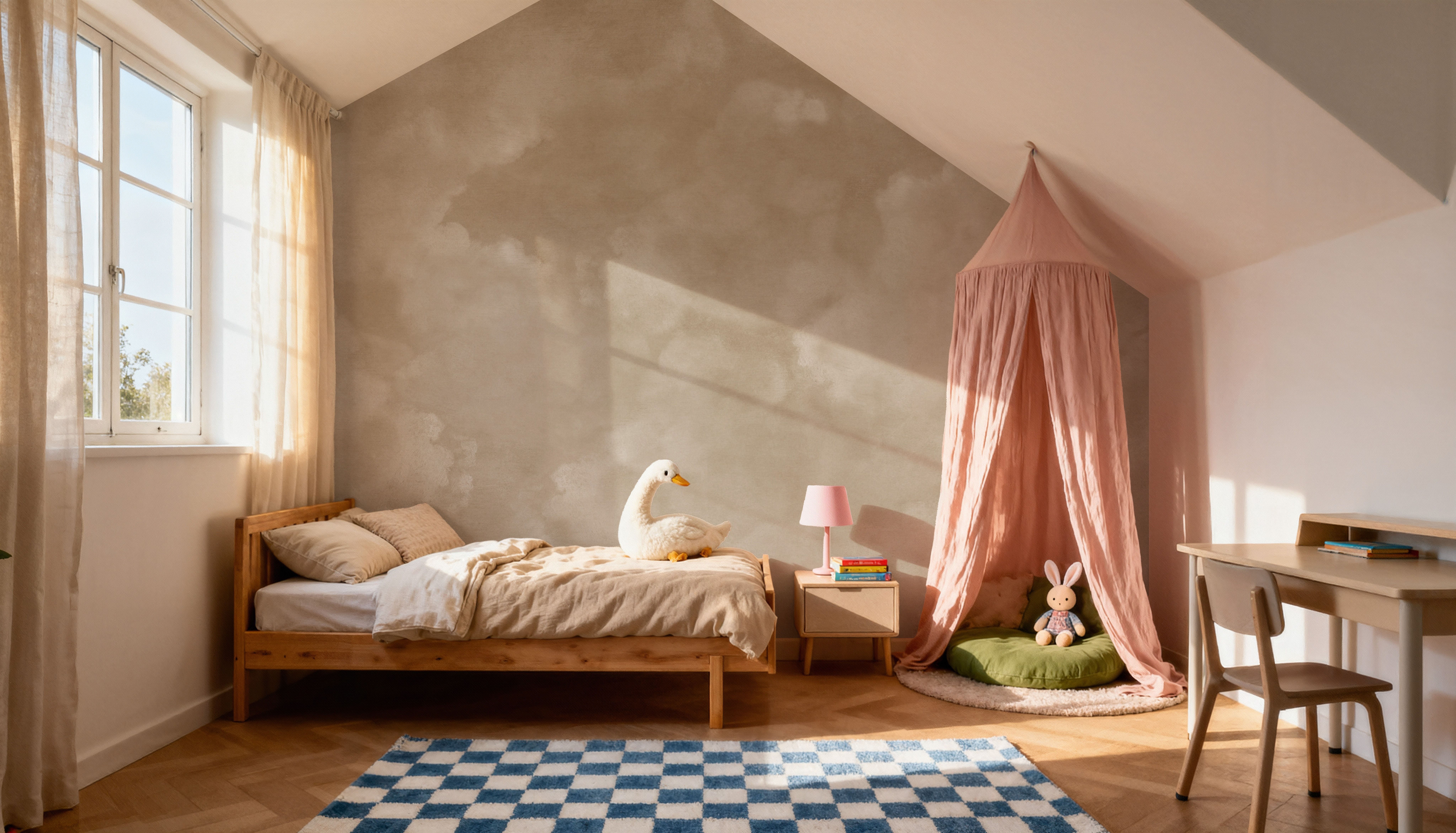 Painted Dreamy Clouds, Sepia