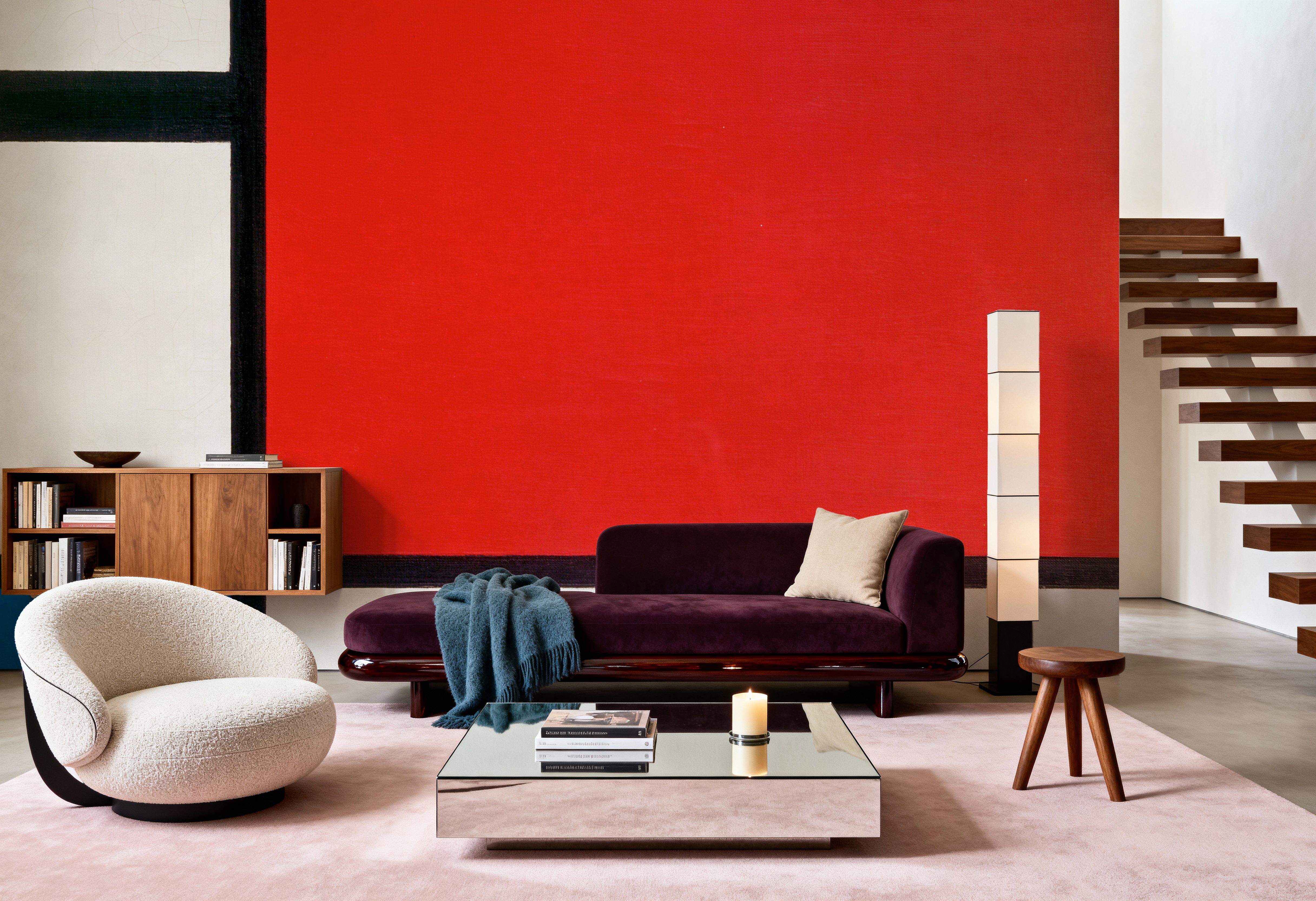 Composition with Red, Blue, and Yellow