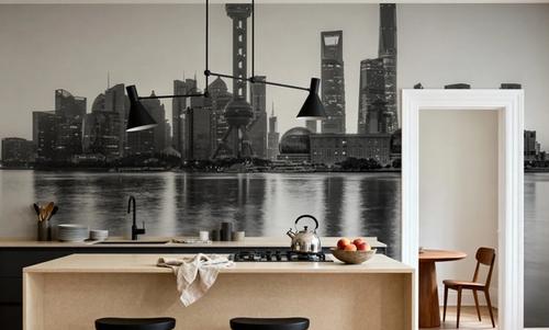 Pudong Sunrise BW
