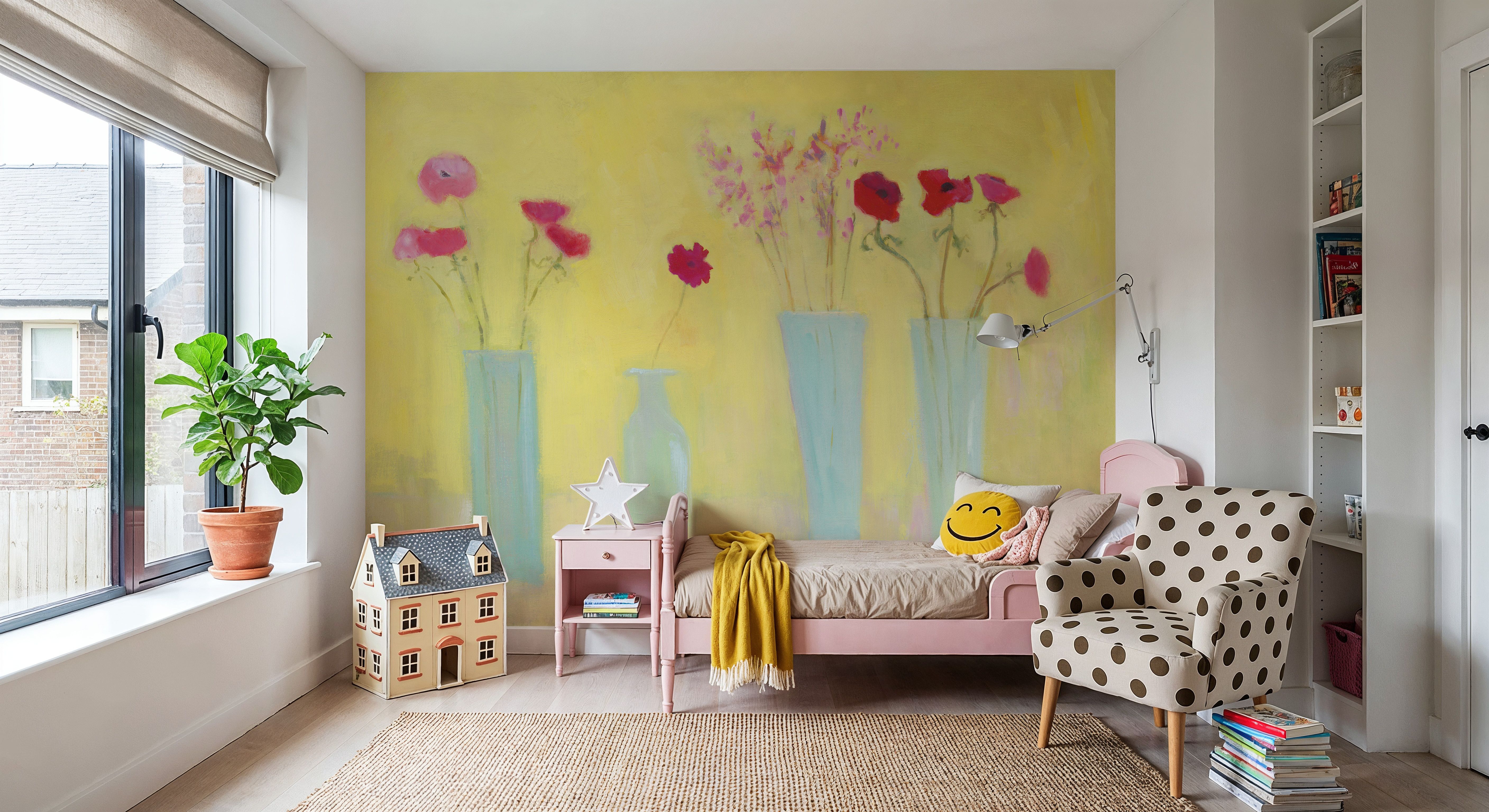 Anemones and Gerbera, Tapet