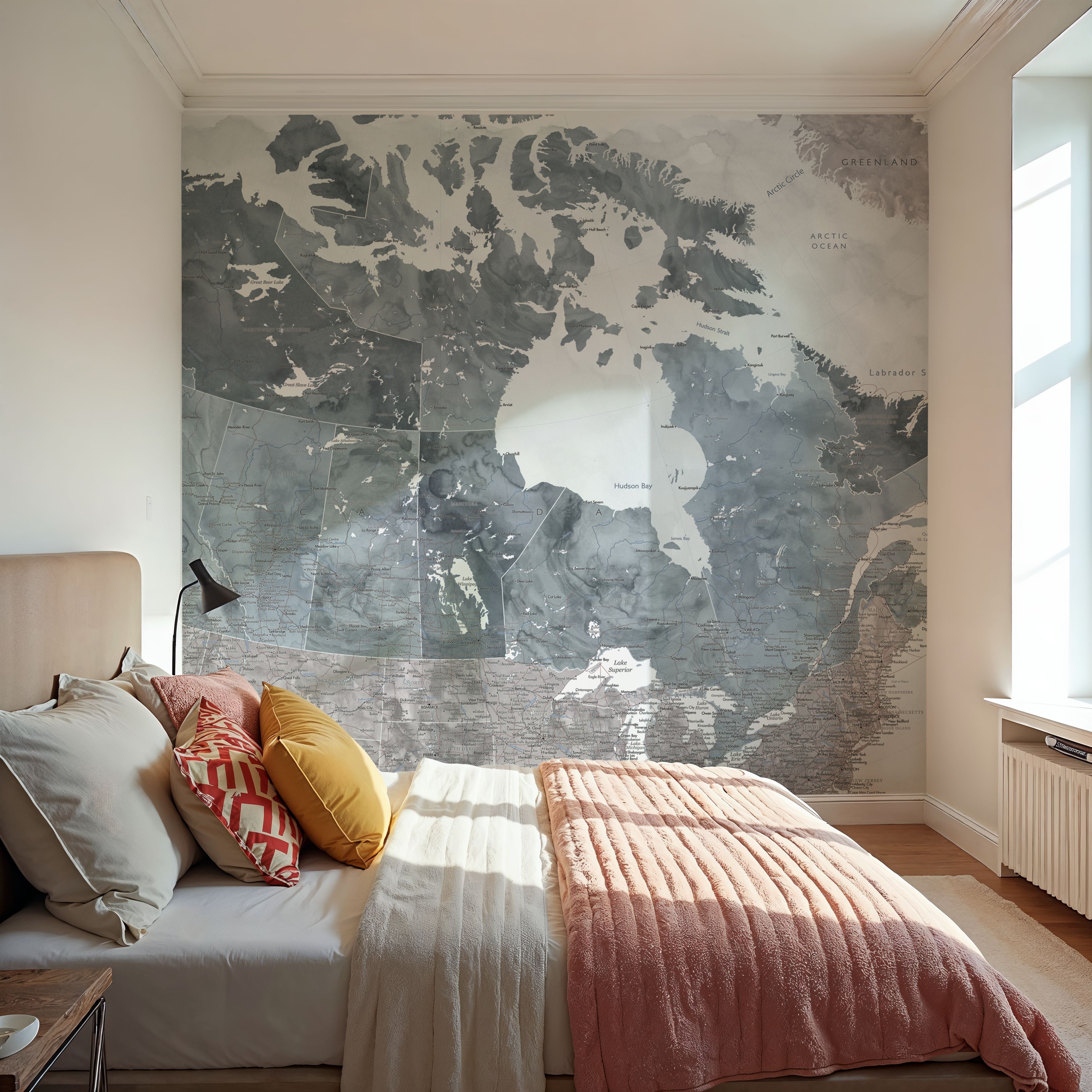 Canada Map Detailed - Estela