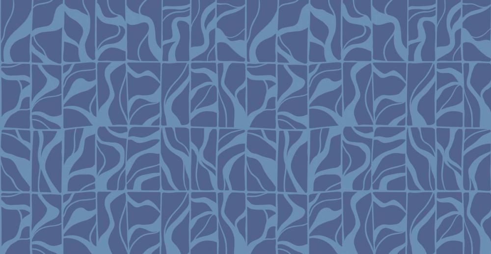 Linear Drift, Cornflower Blue