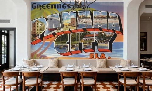 Greetings from Panama City - Screenprint Postcard