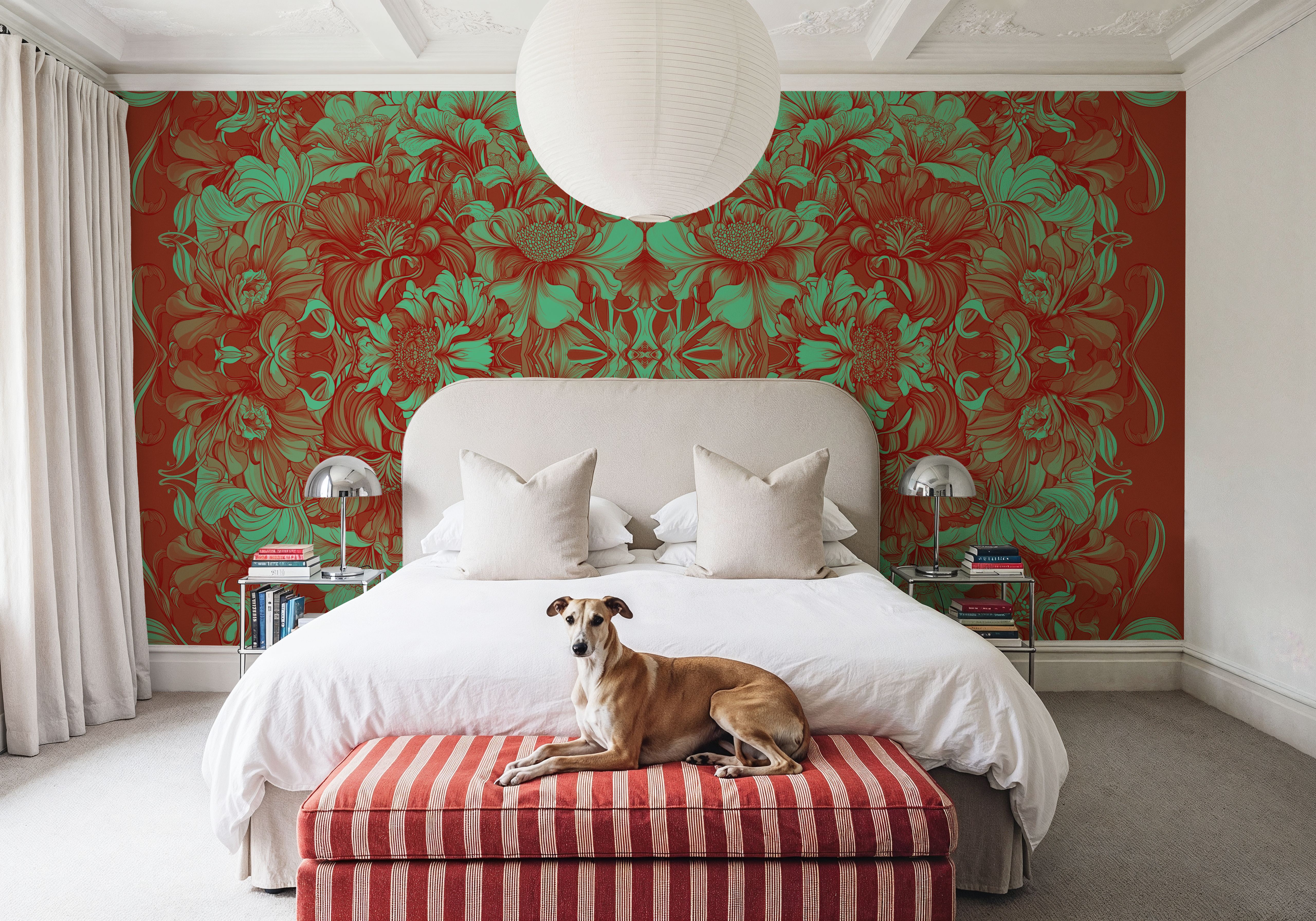 Scandi Flower Ceiling VI