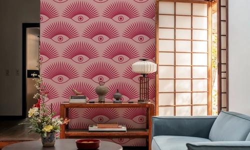 Art Deco Eye, Pink