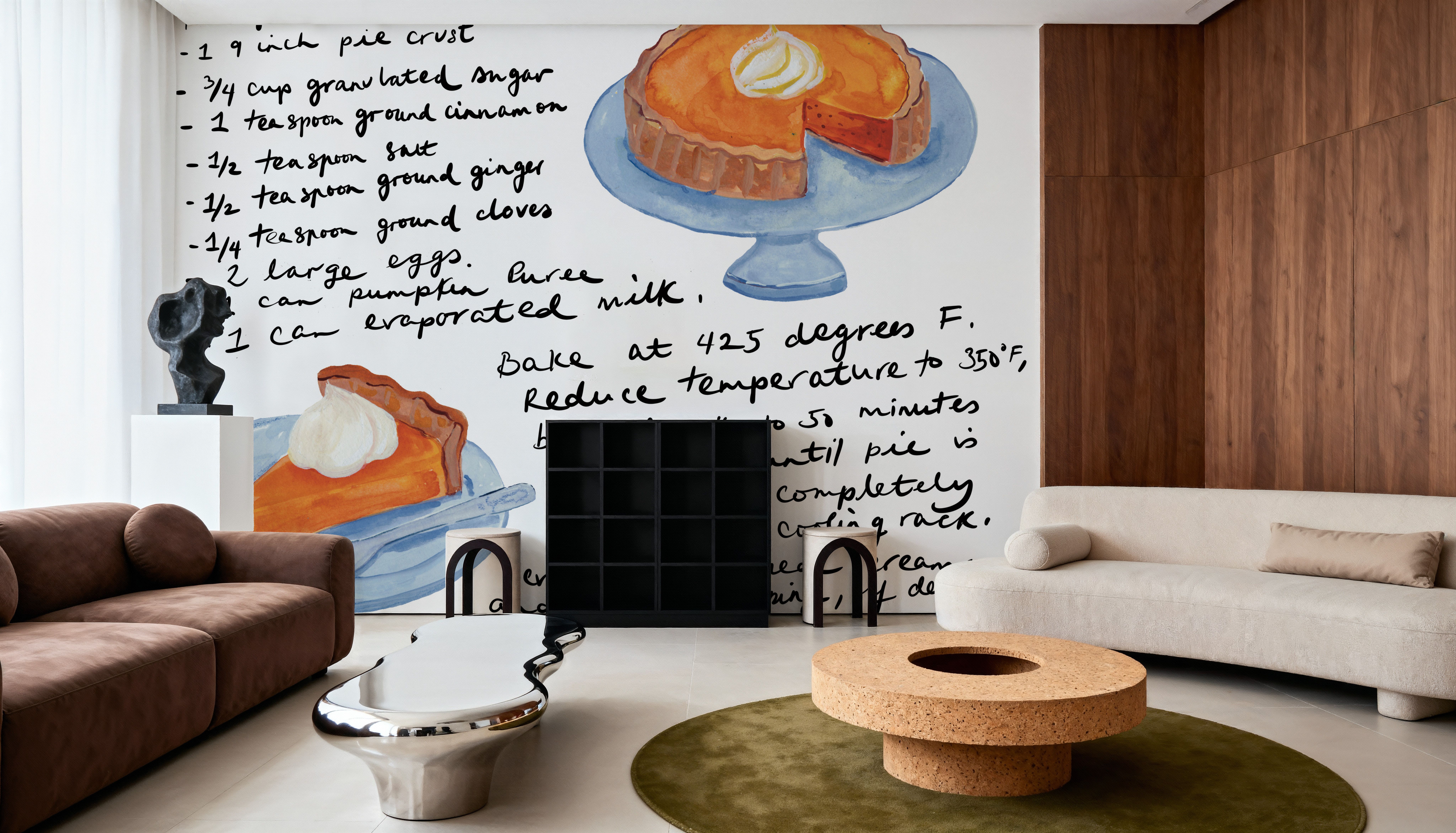 My Pumpkin Pie Recipe, Tapeten