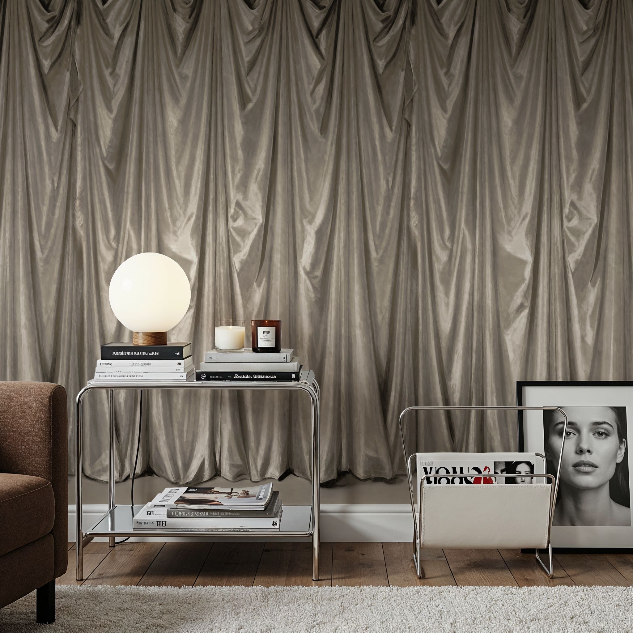 Medici Drapes, Beige