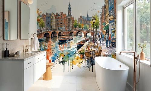 Amsterdam - Watercolor City Series