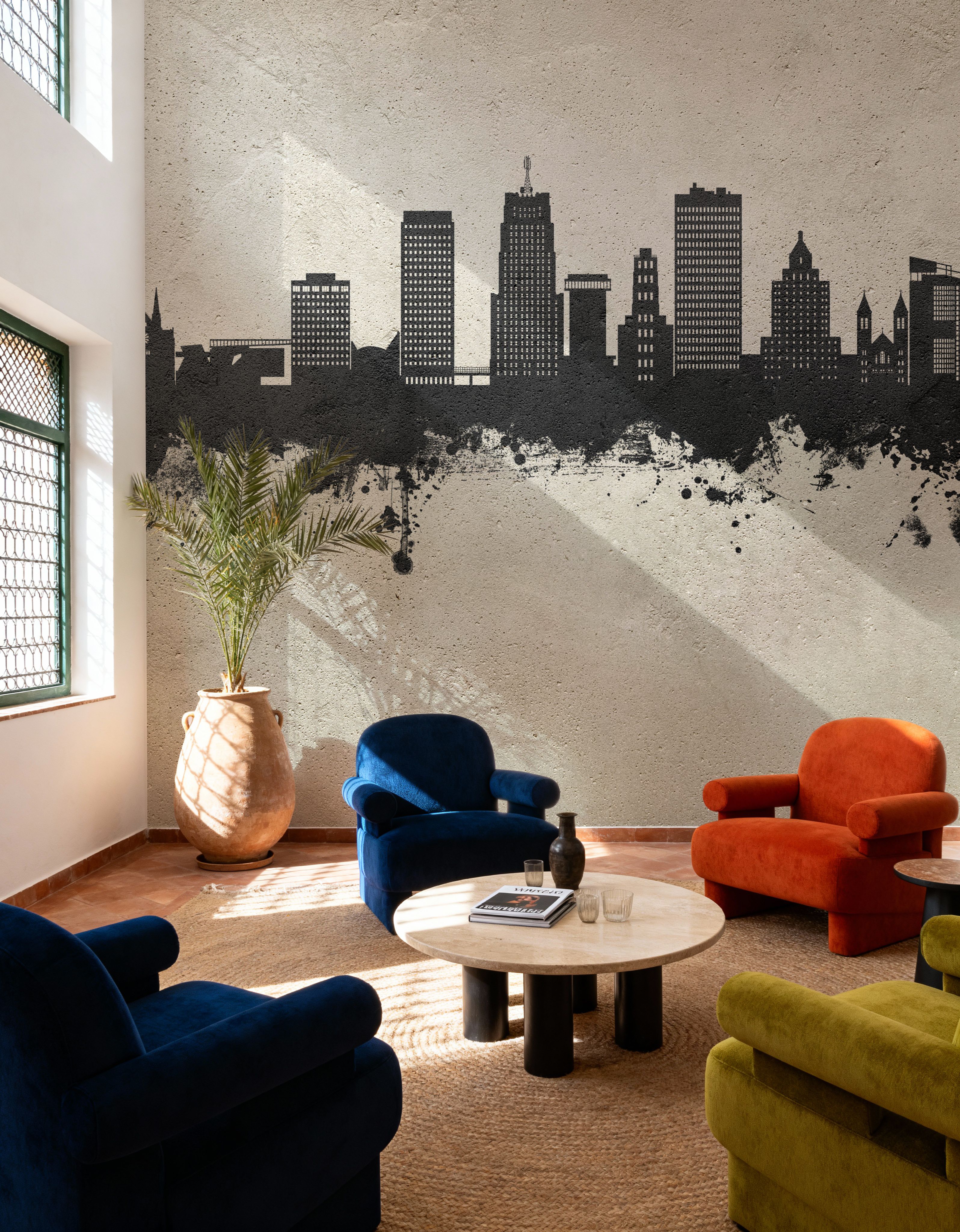 Akron Ohio Skyline Concrete