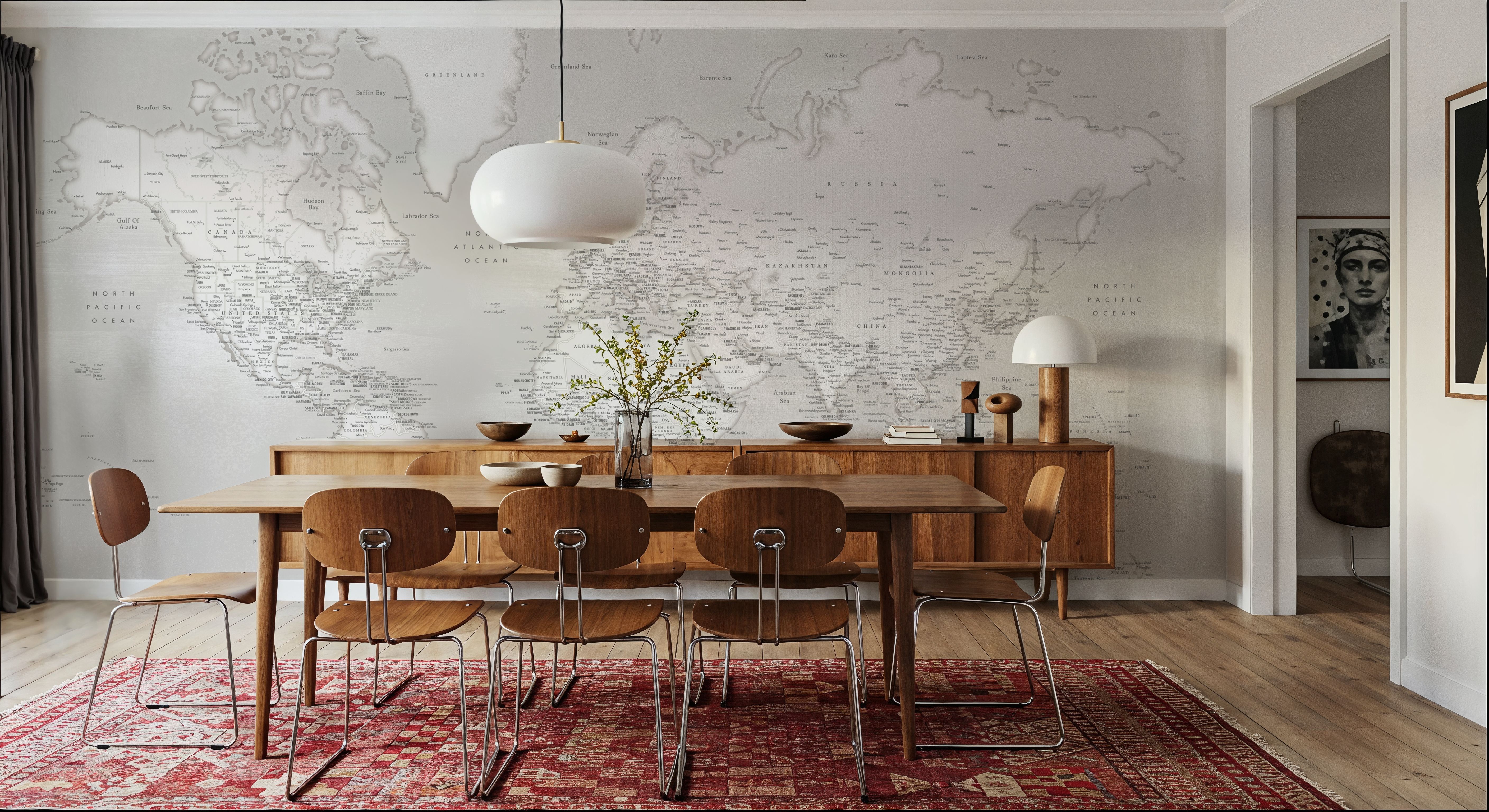 World Map Cities - Maeli Neutral
