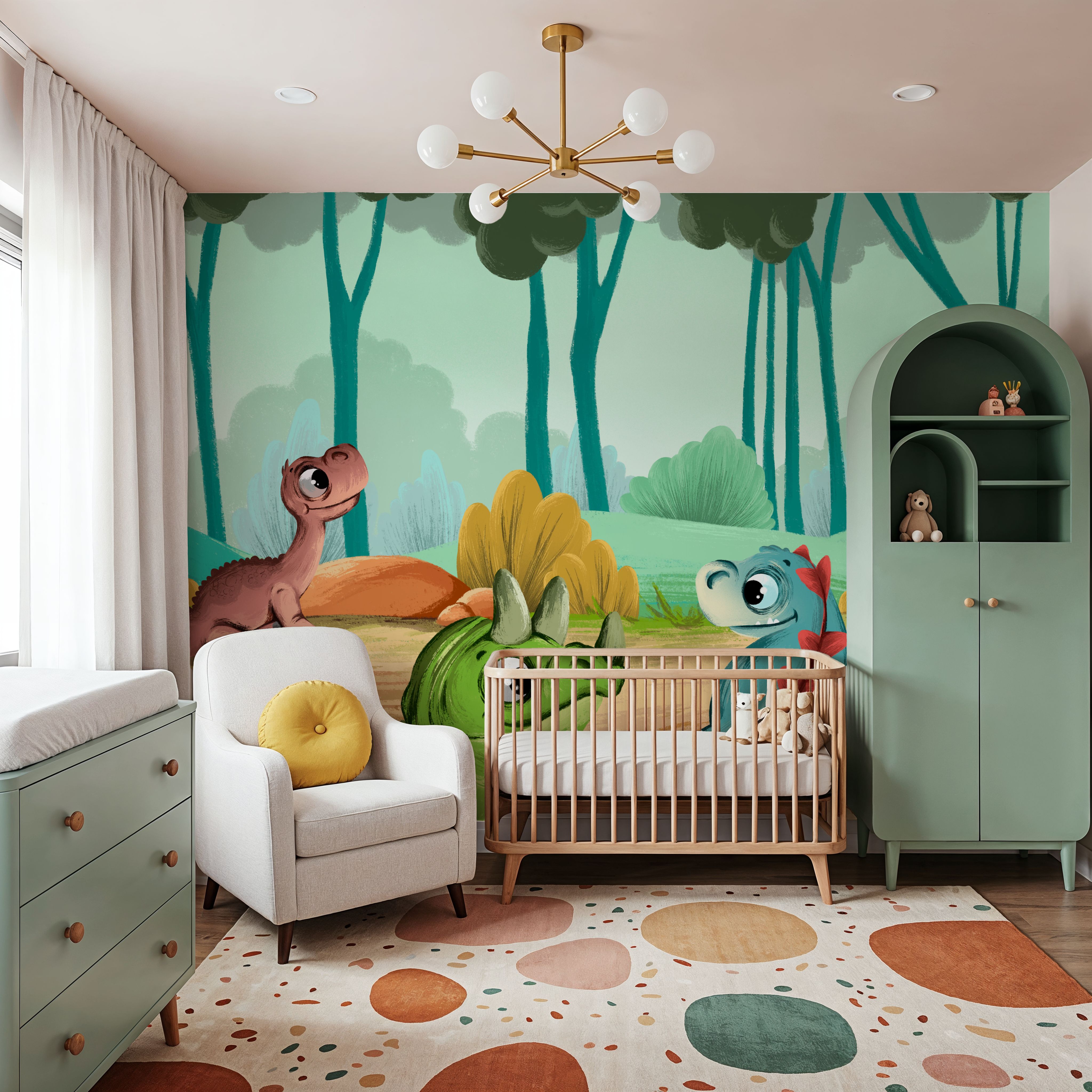 Cute Baby Dinosaur Friends