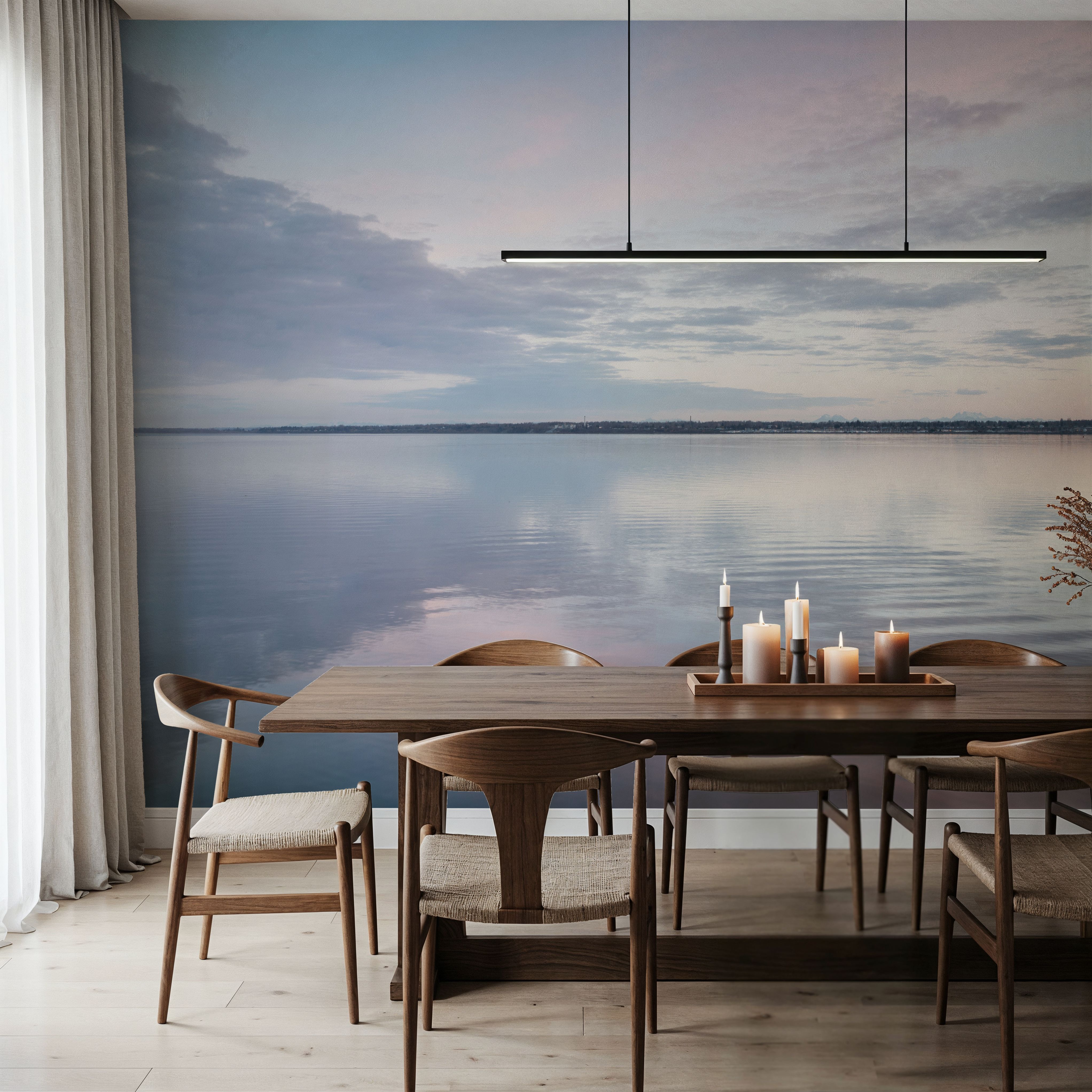 Bay Clouds Reflections