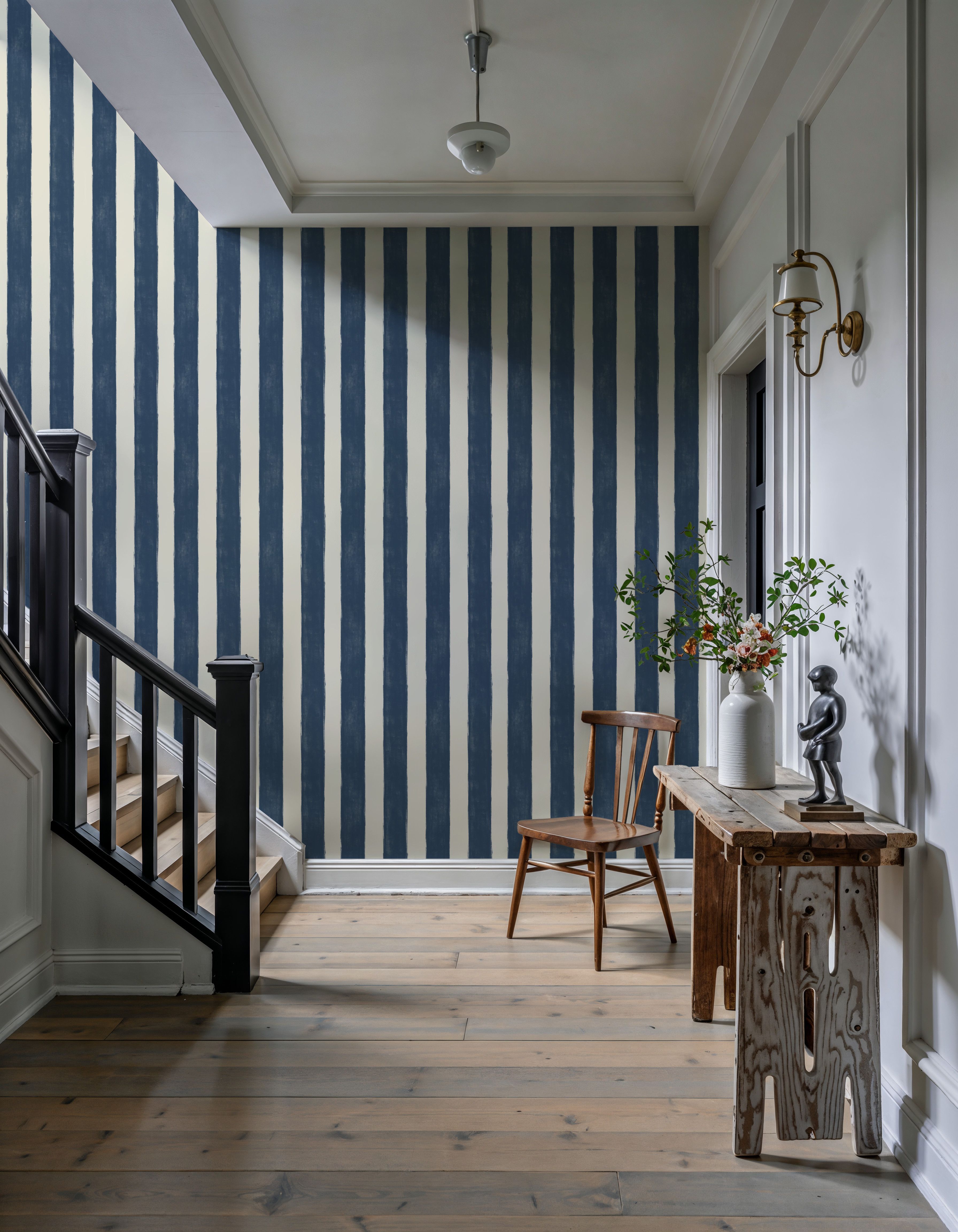 Sino Vertical Lines, Denim