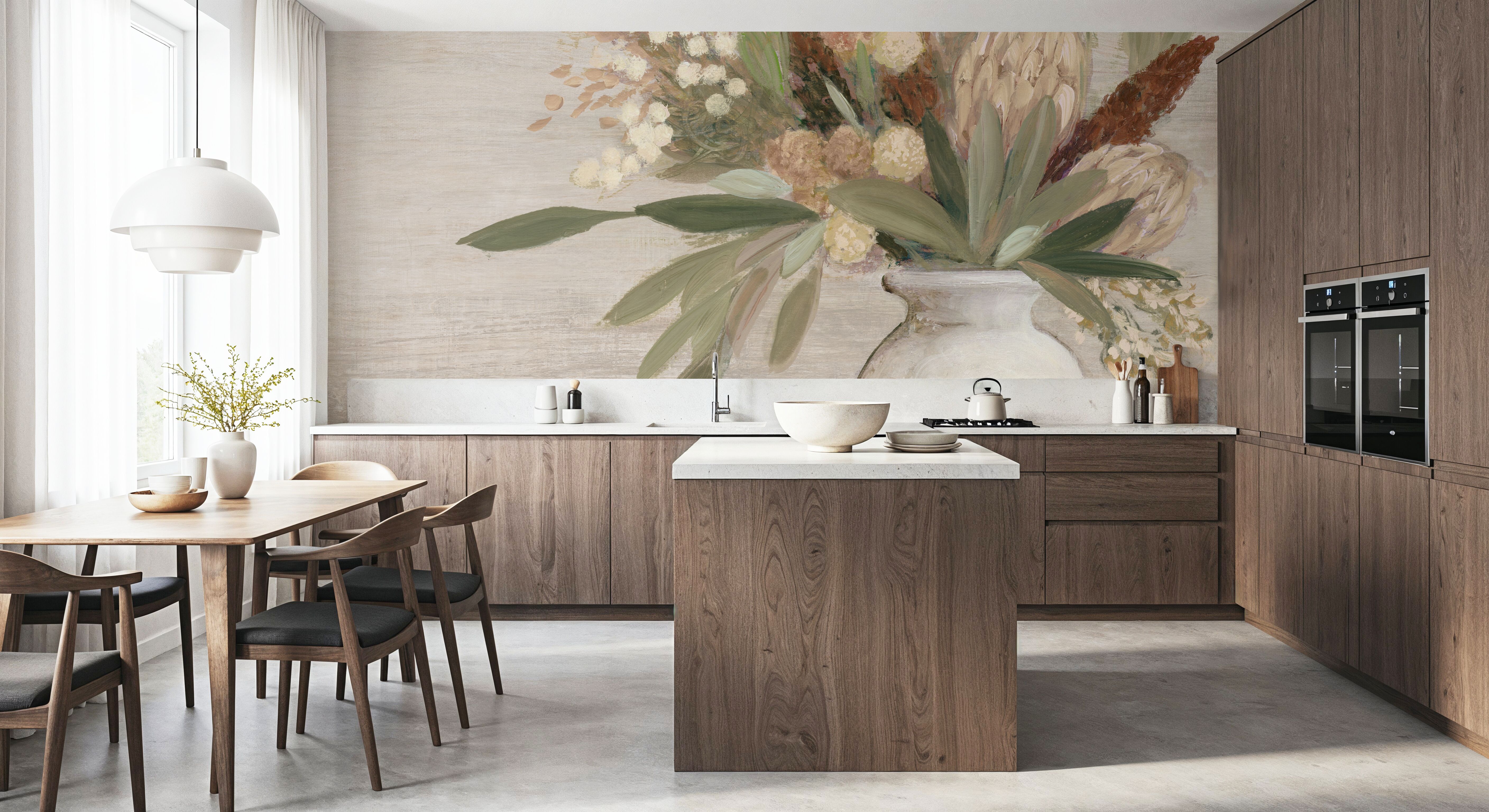 Protea Still Life I Neutral, Carte da parati