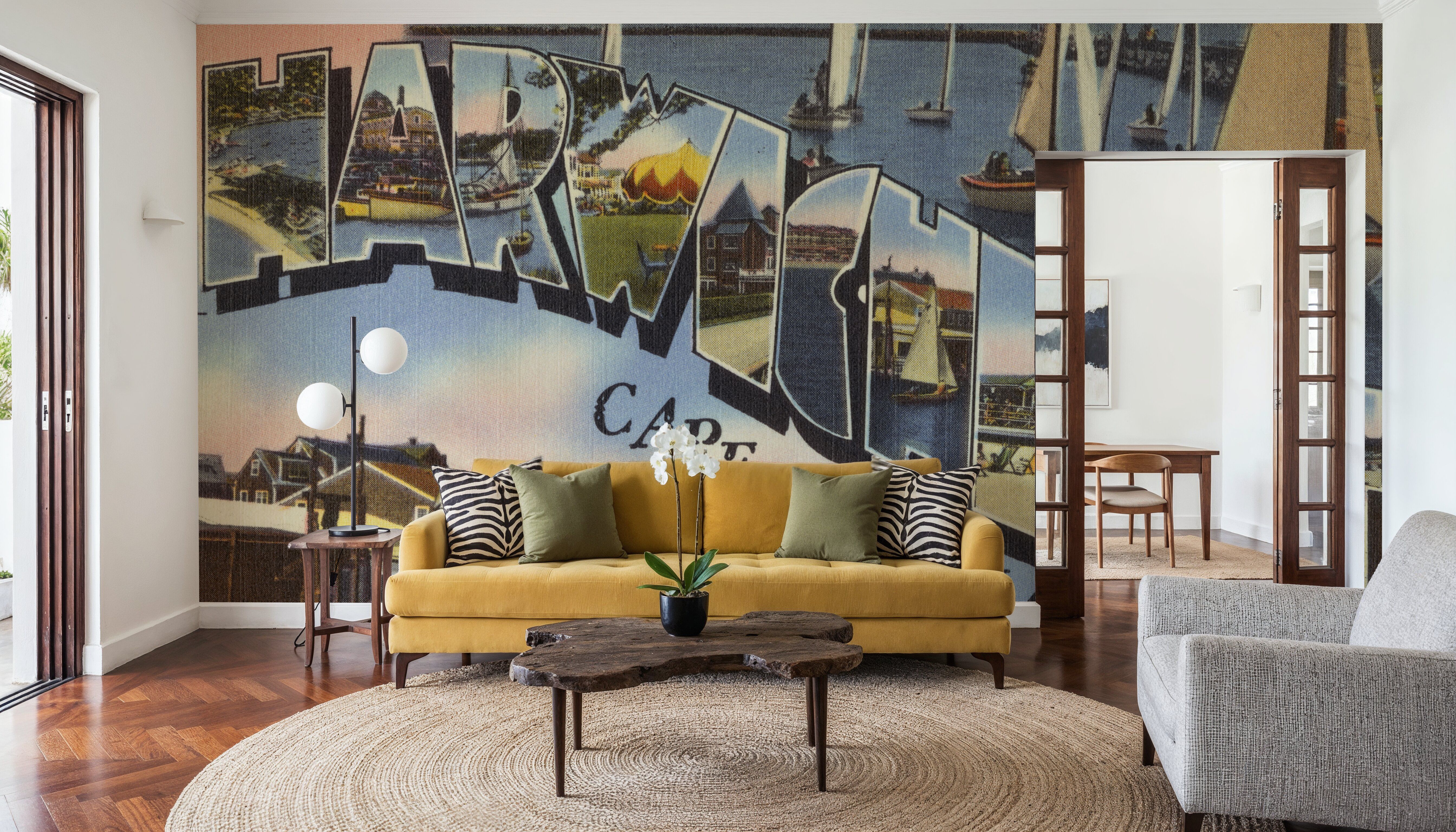 Greetings from Harwichport - Screenprint Postcard