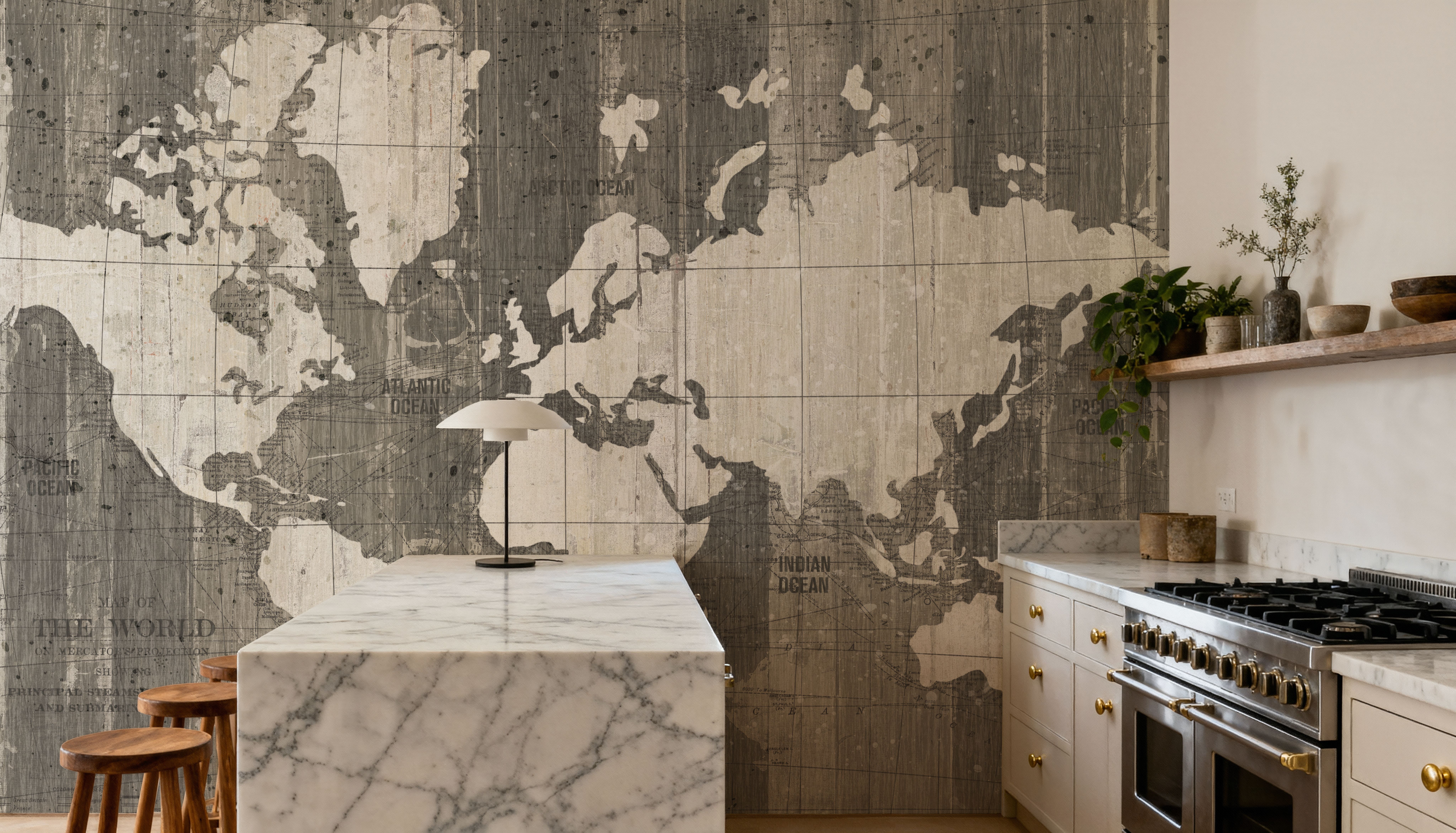 Old World Map Neutral