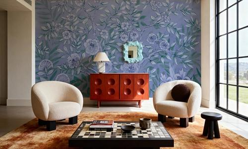 French Garden Blue Green