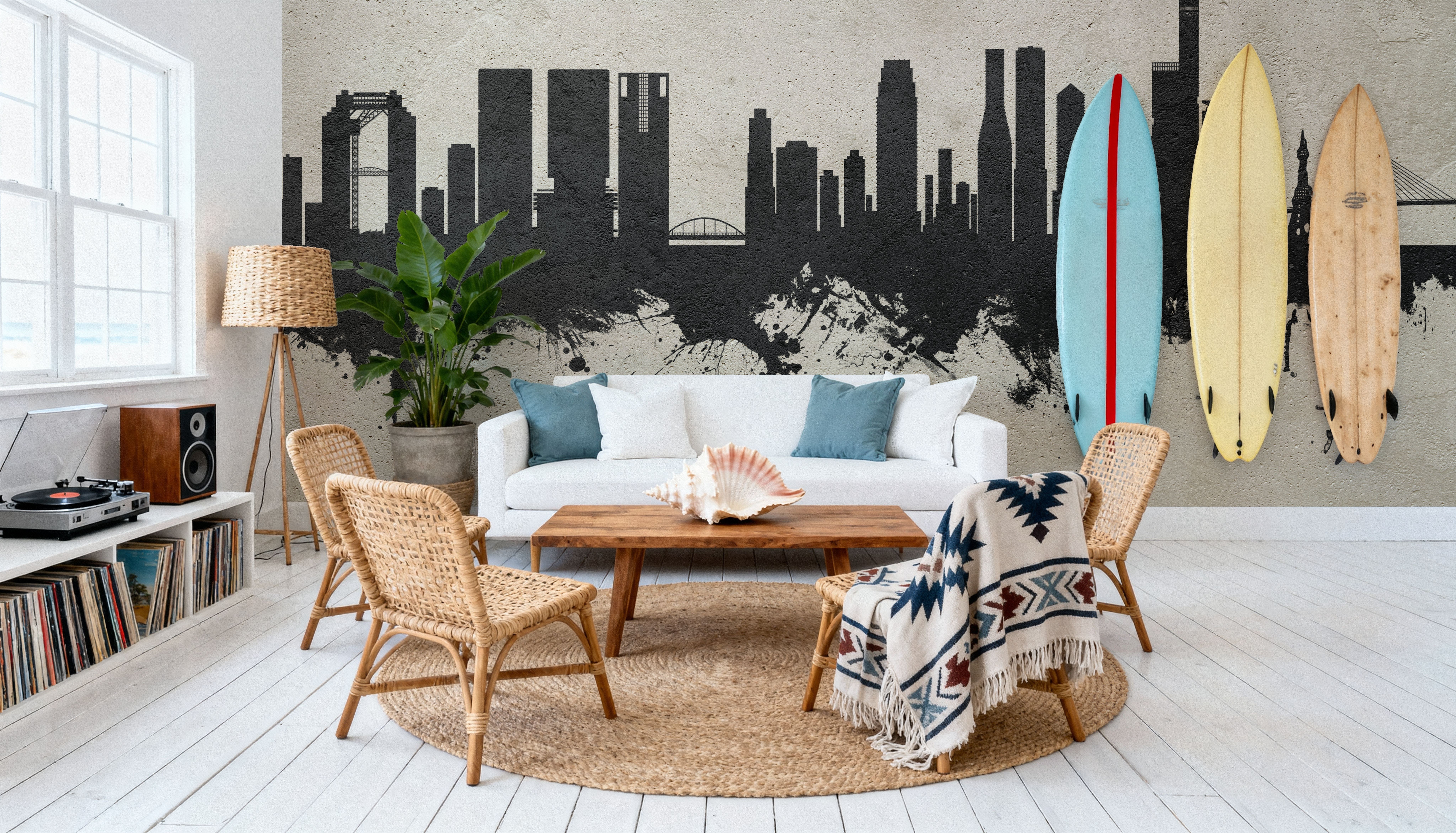 Osaka Skyline Concrete