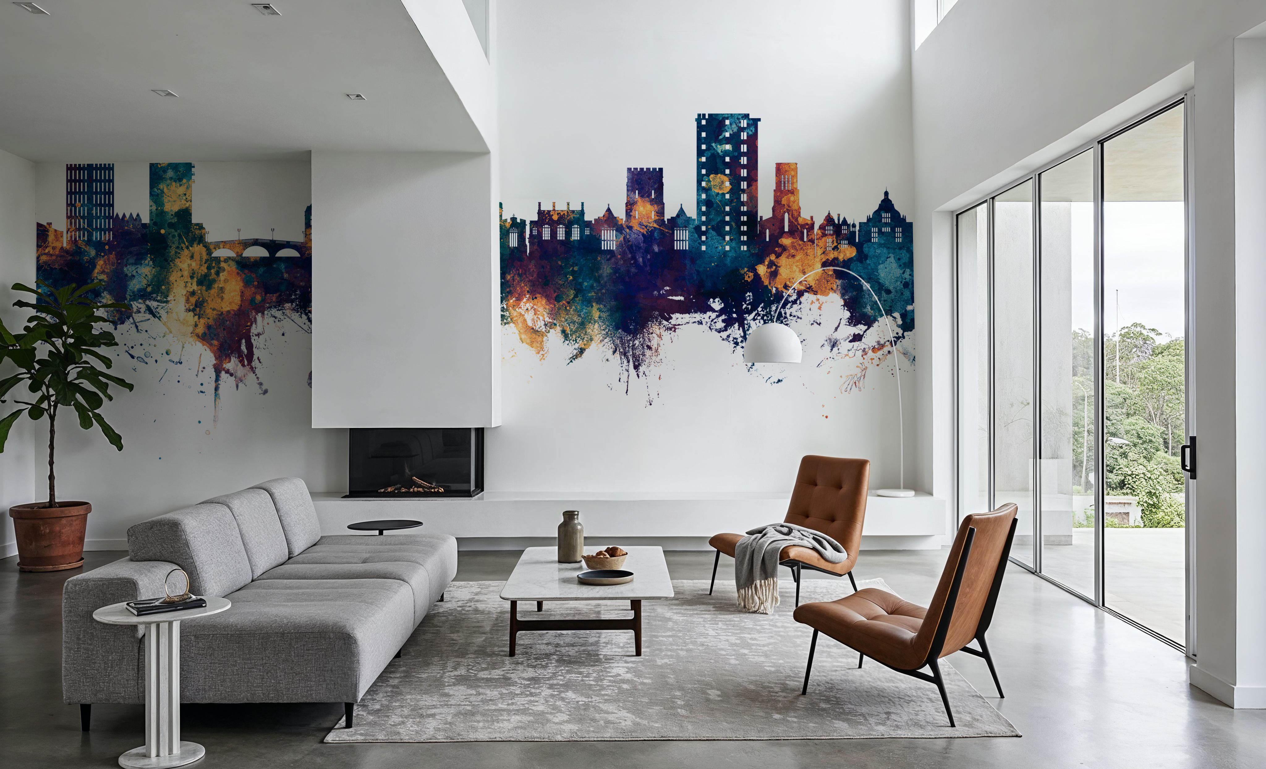 Bedford England Skyline Blu& Bronze