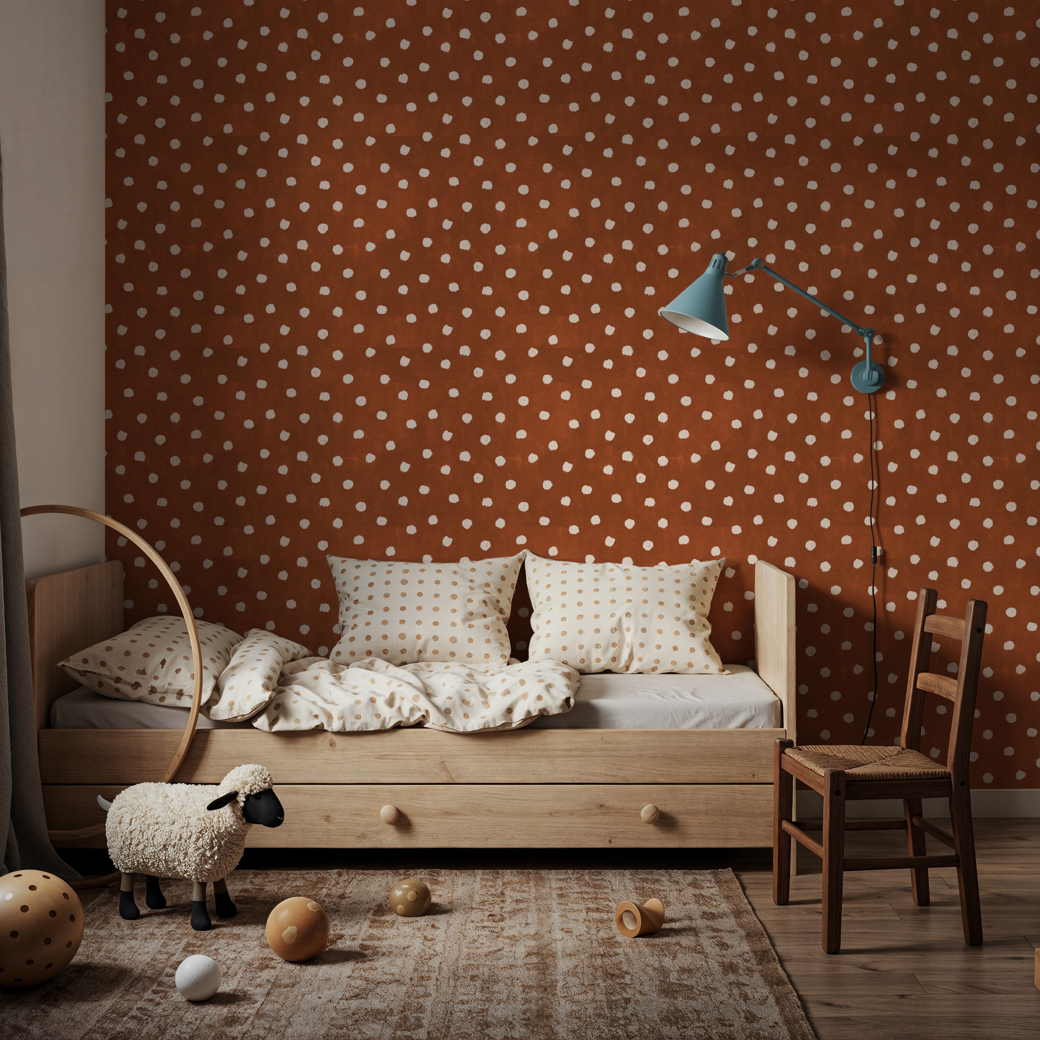 Autumn Dots Brown