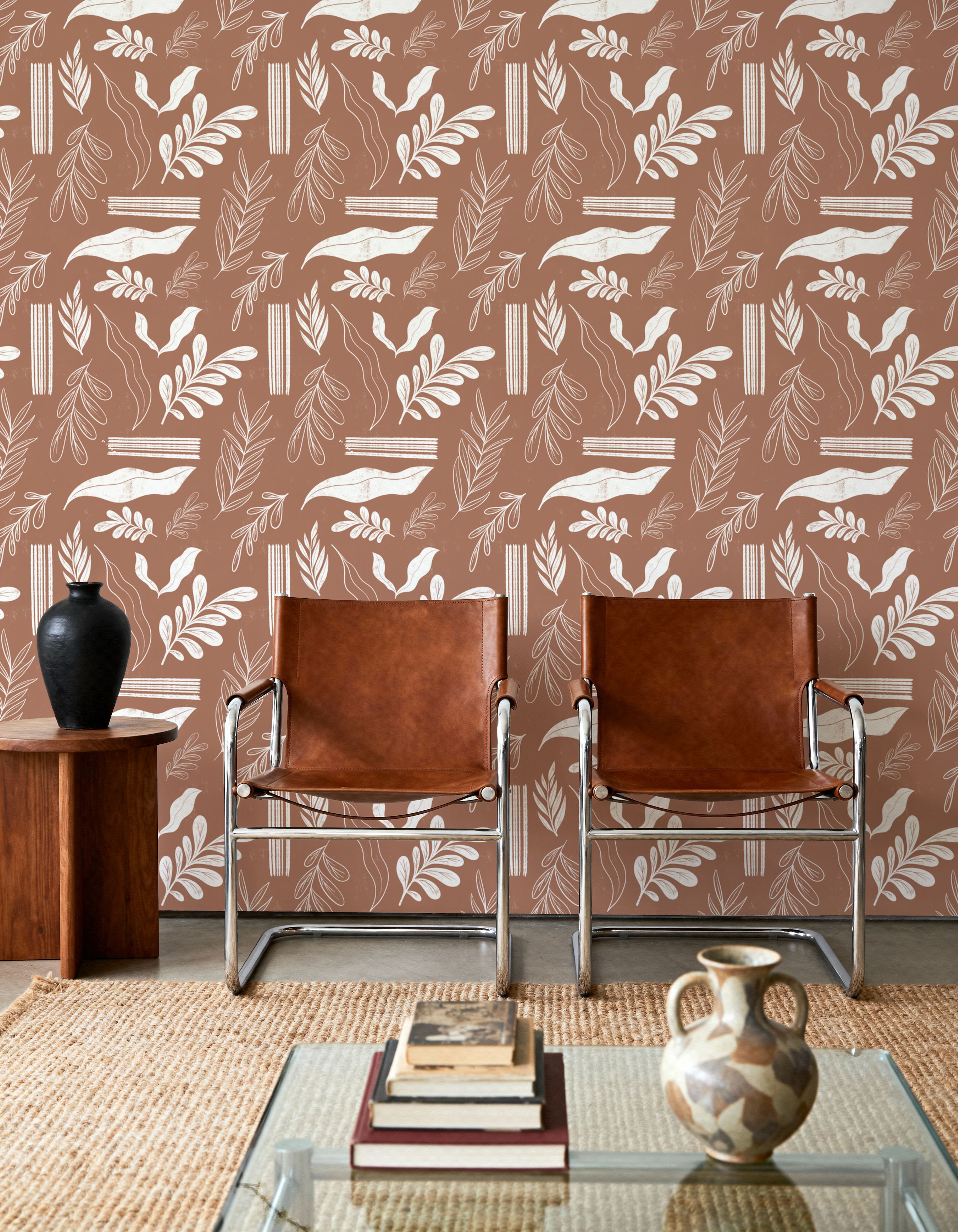 Autumn Leaves Brown, Wallpaper