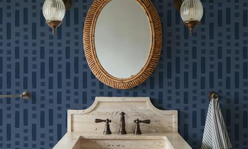 Coastal Signals Dark Blue