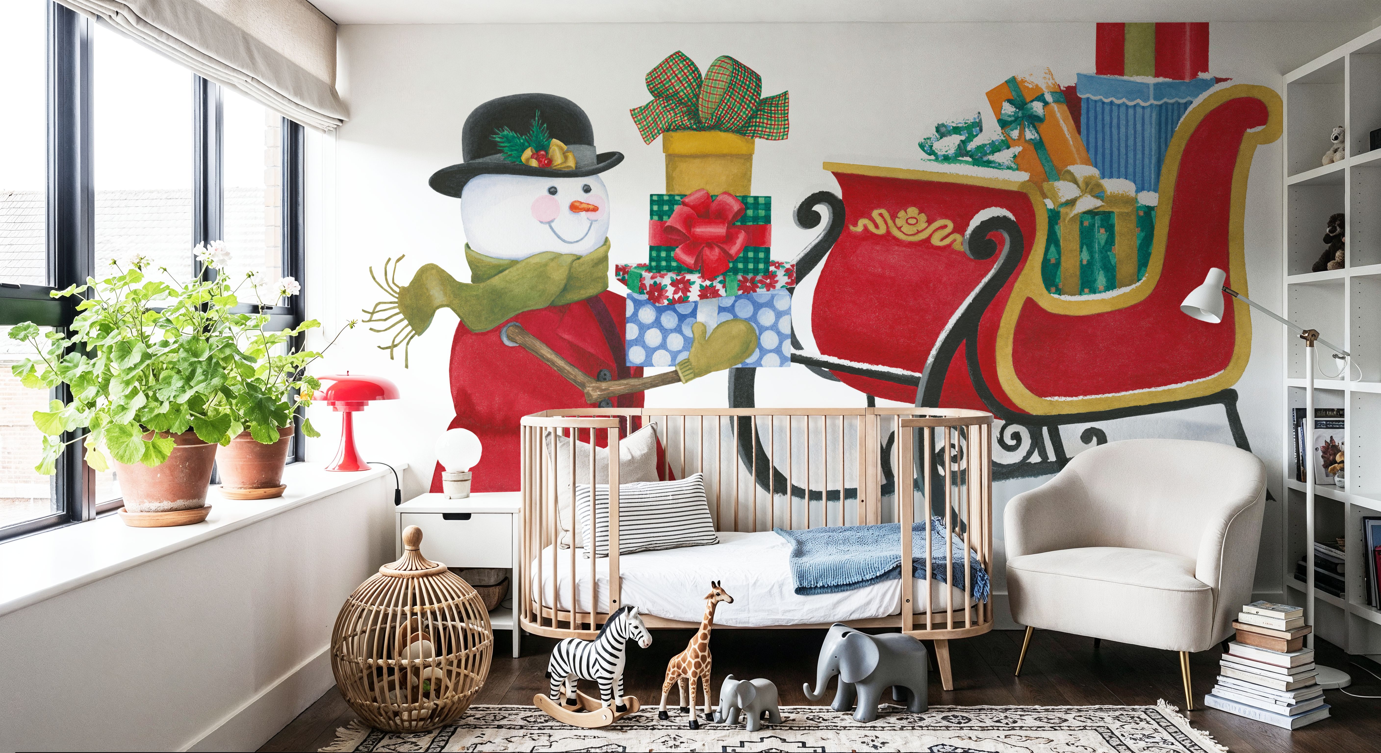 Main Street Christmas XI, Wallpaper