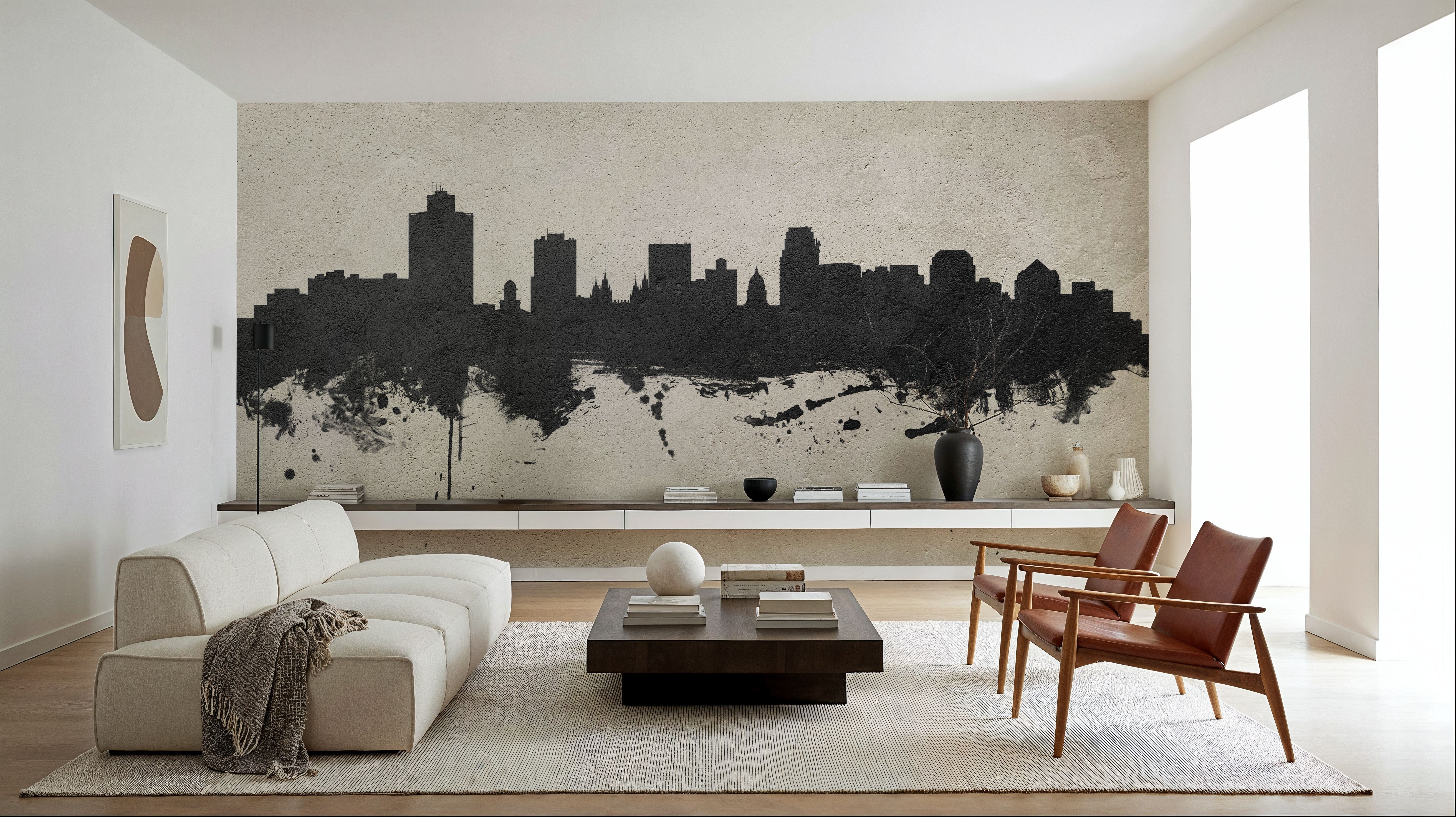 Salt Lake City Utah Skyline Concrete