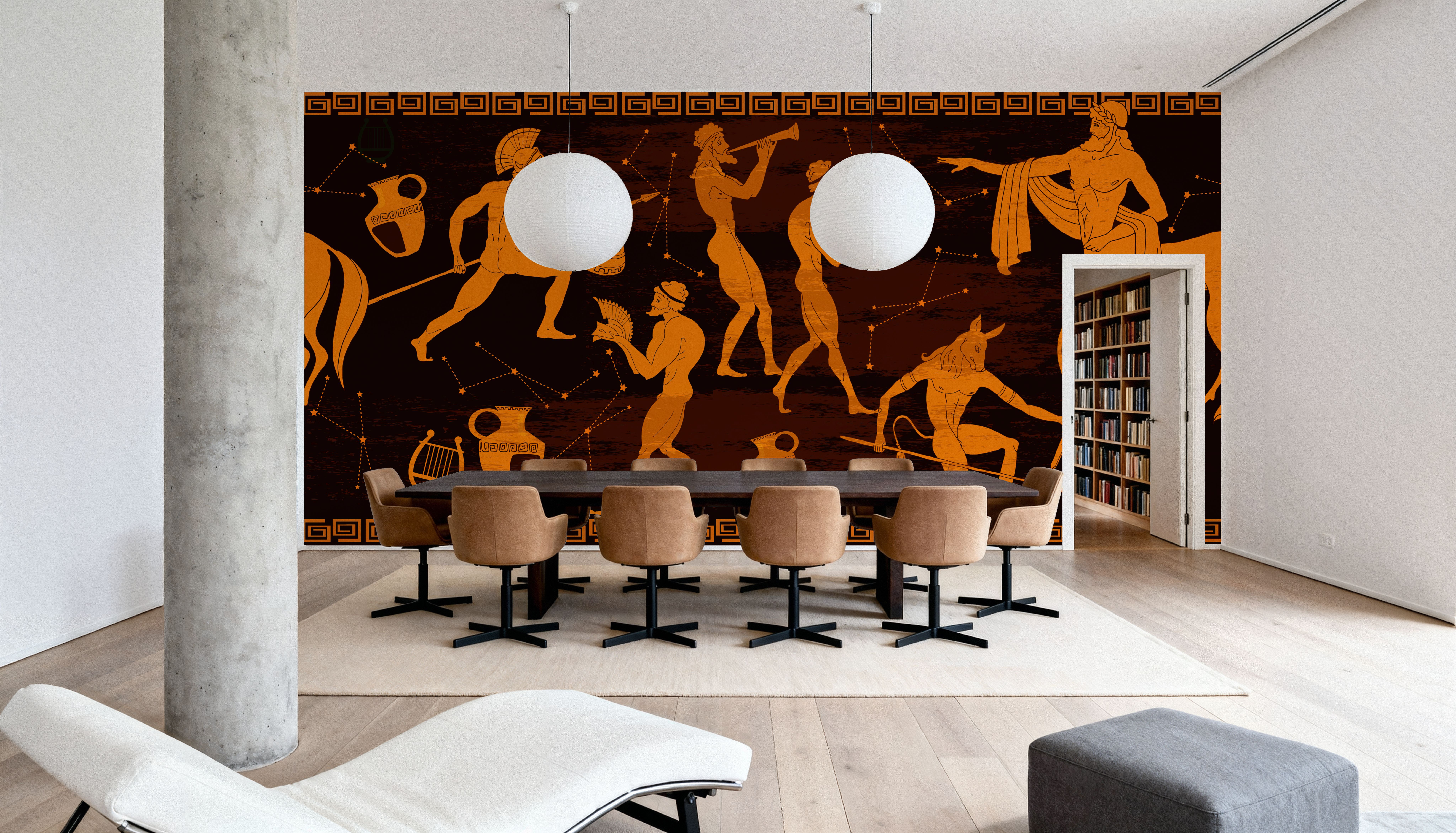 Ancient Greek Mythology Scene