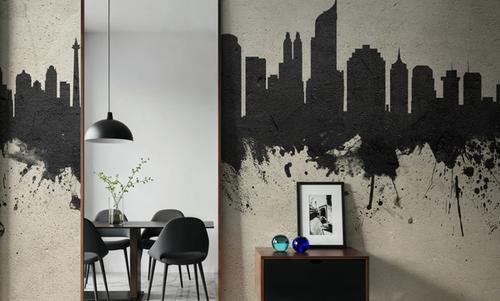 Jakarta Skyline Indonesia Concrete