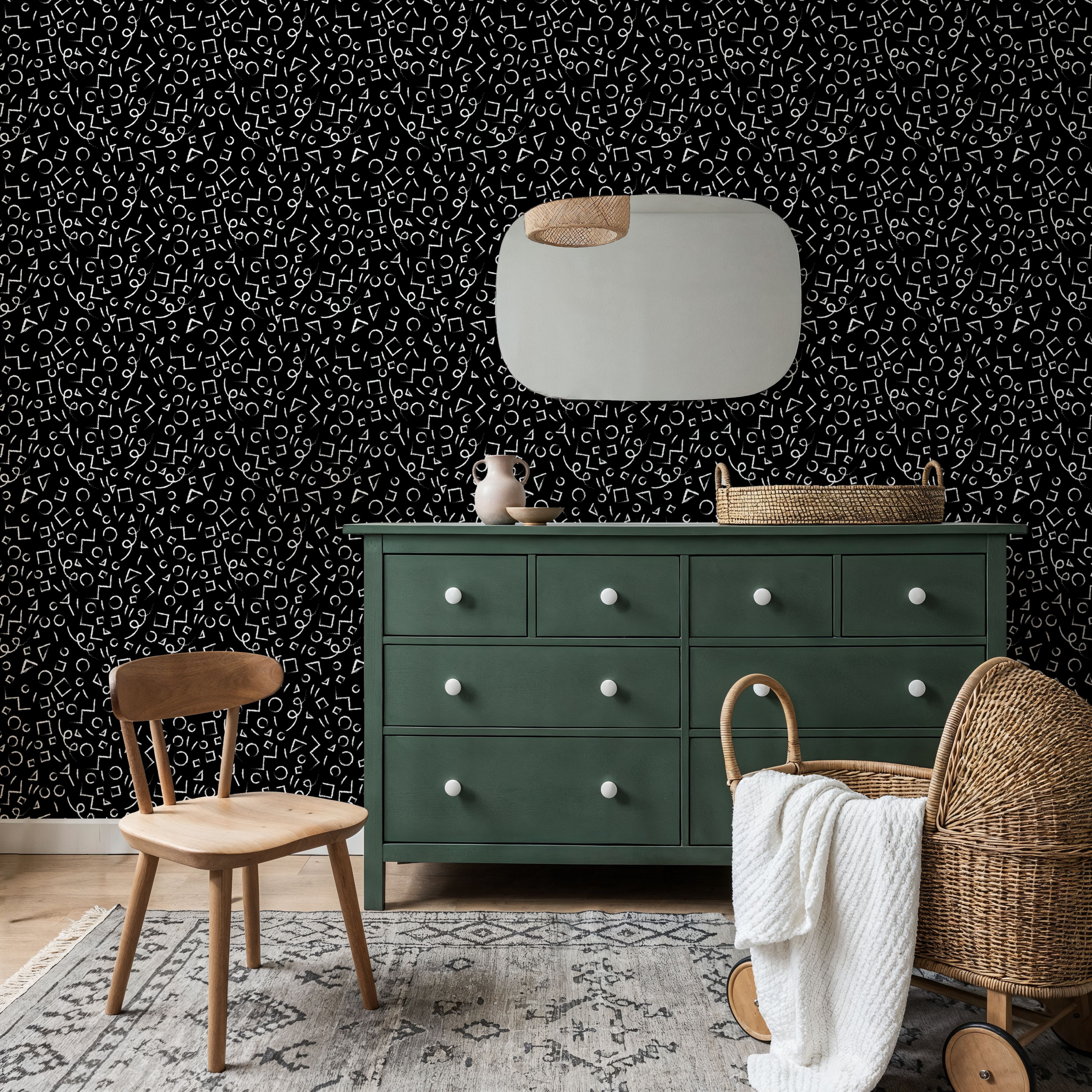 90's Confetti, Black