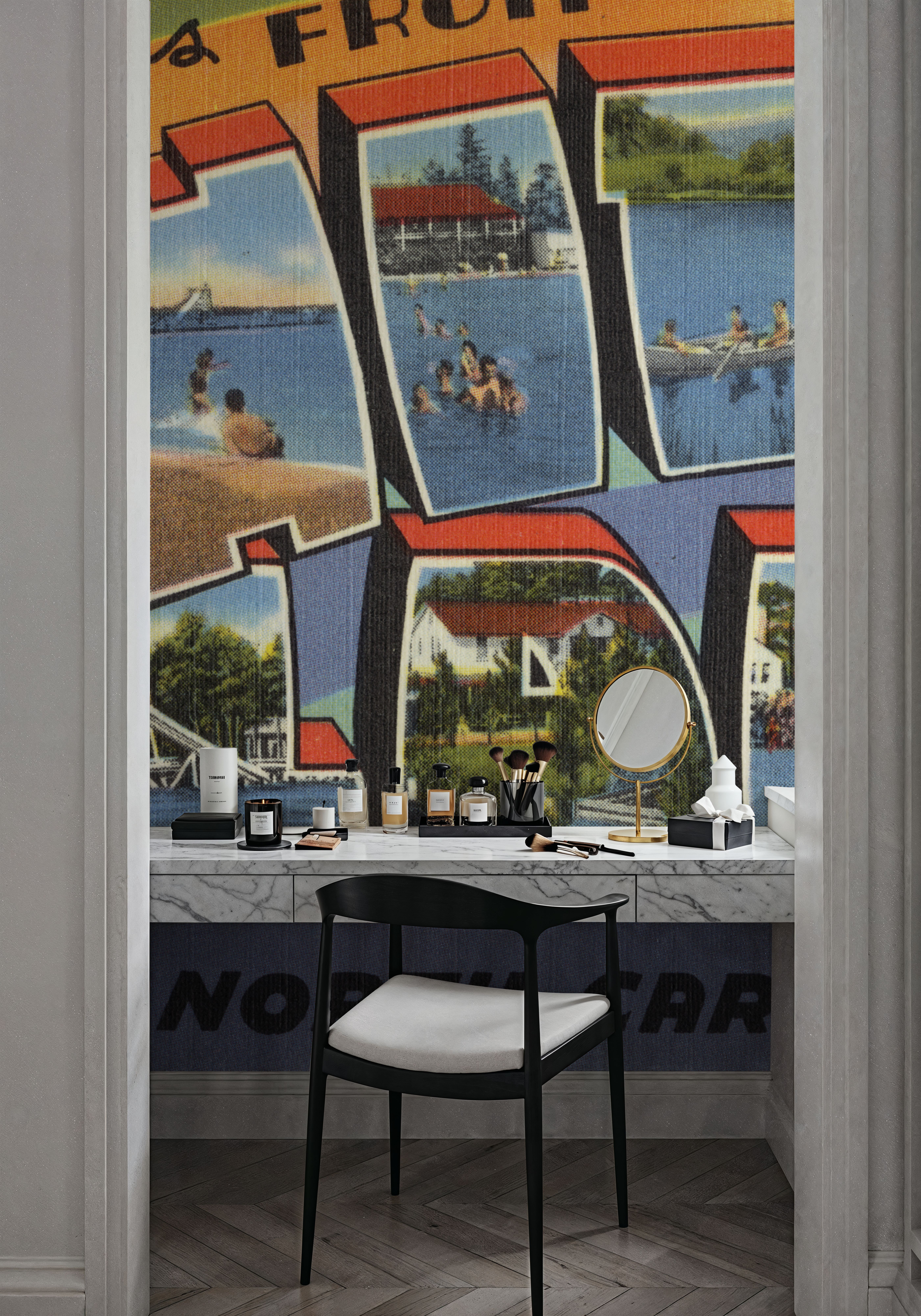 Greetings from White Lake - Screenprint Postcard