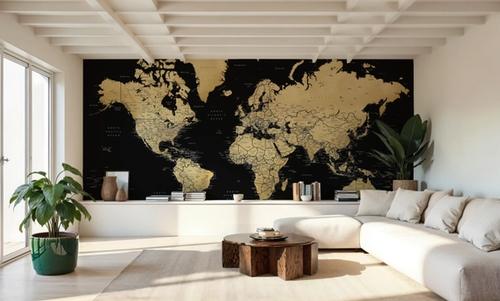 World Map Cities - Eleni