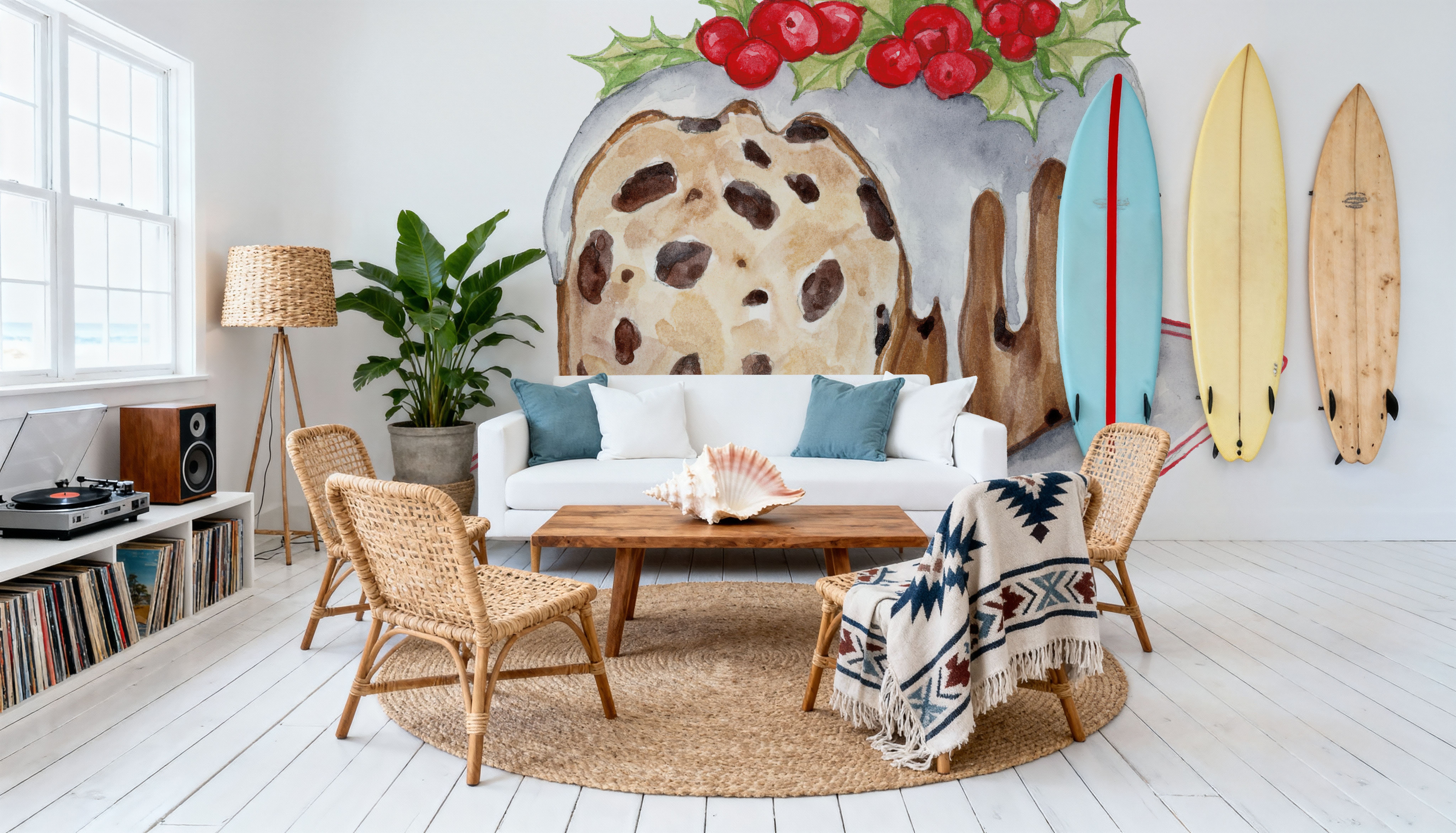 Frosted Traditions II, Wallpaper