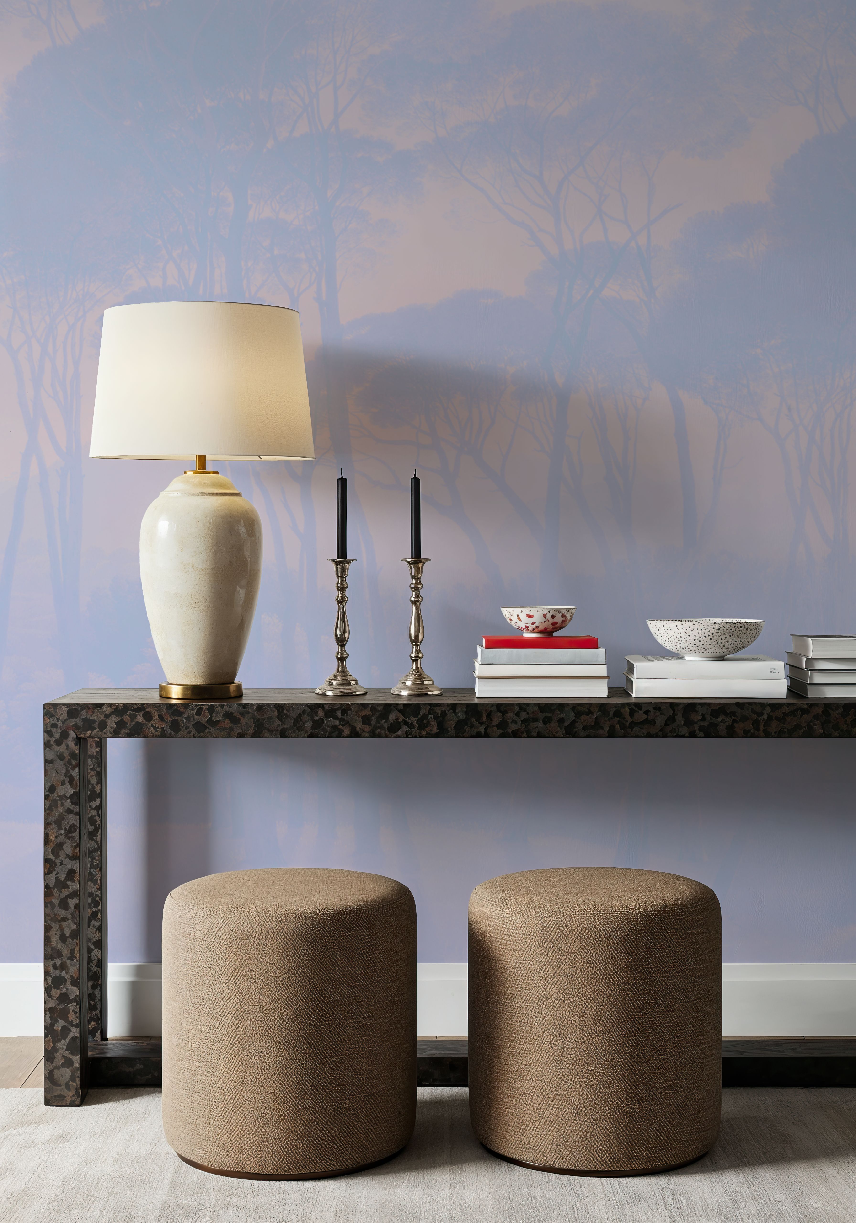 Mediterranean Pine Landscape, Periwinkle