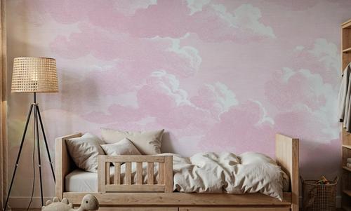 Intaglio Clouds, Blush Pink