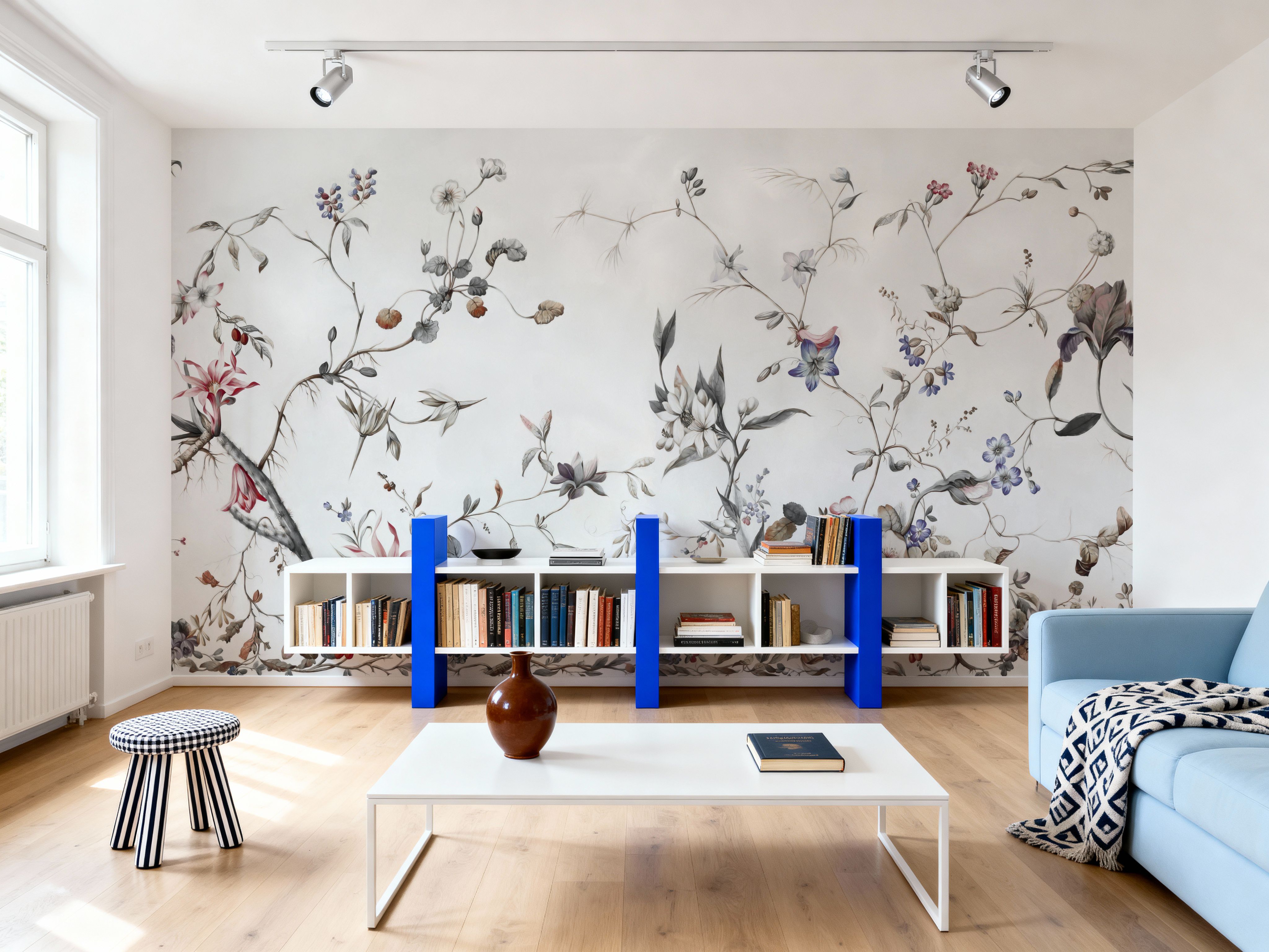 My Floral Abode, Gray