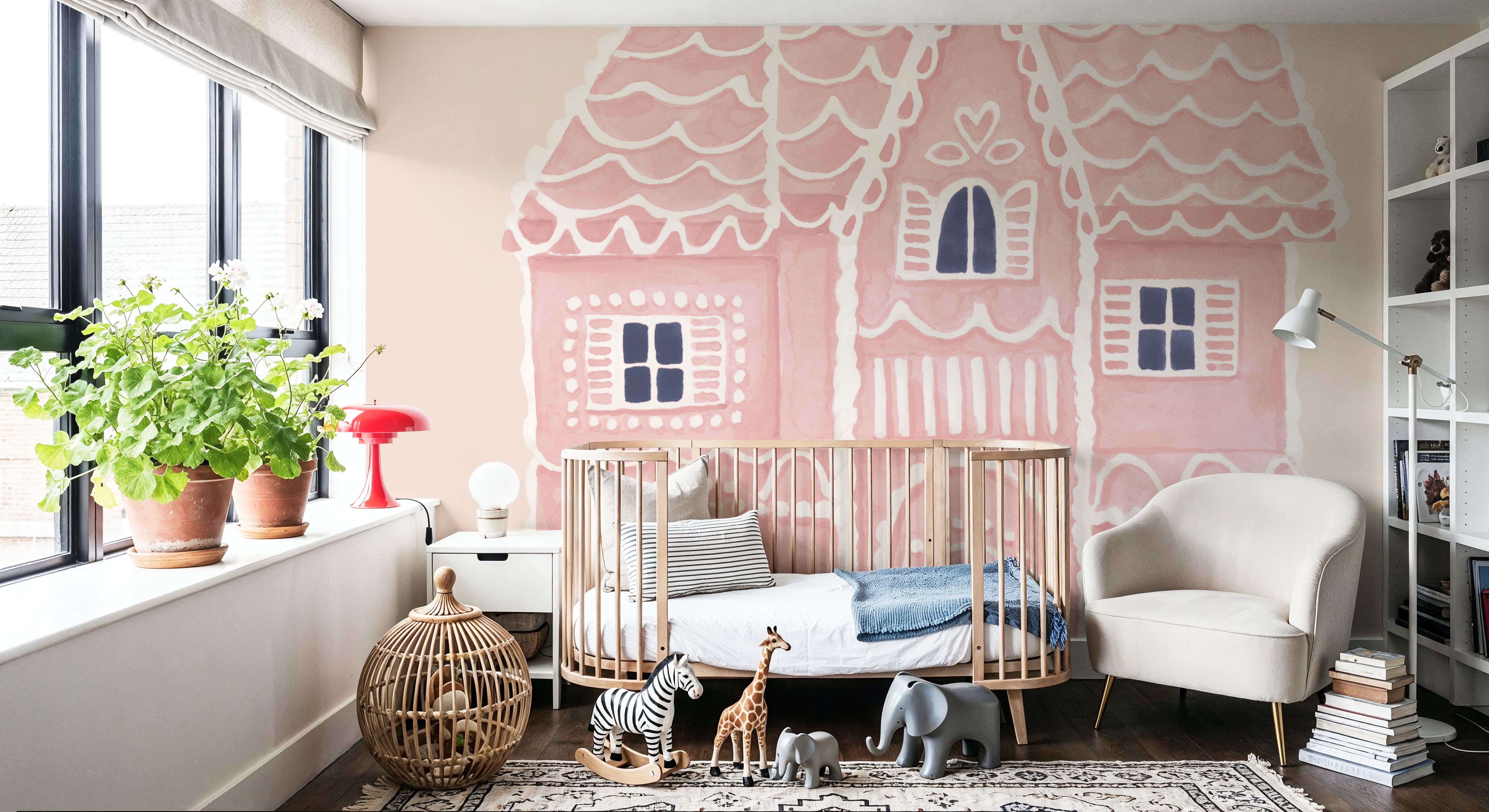 Gingerbread Dream House I Pink